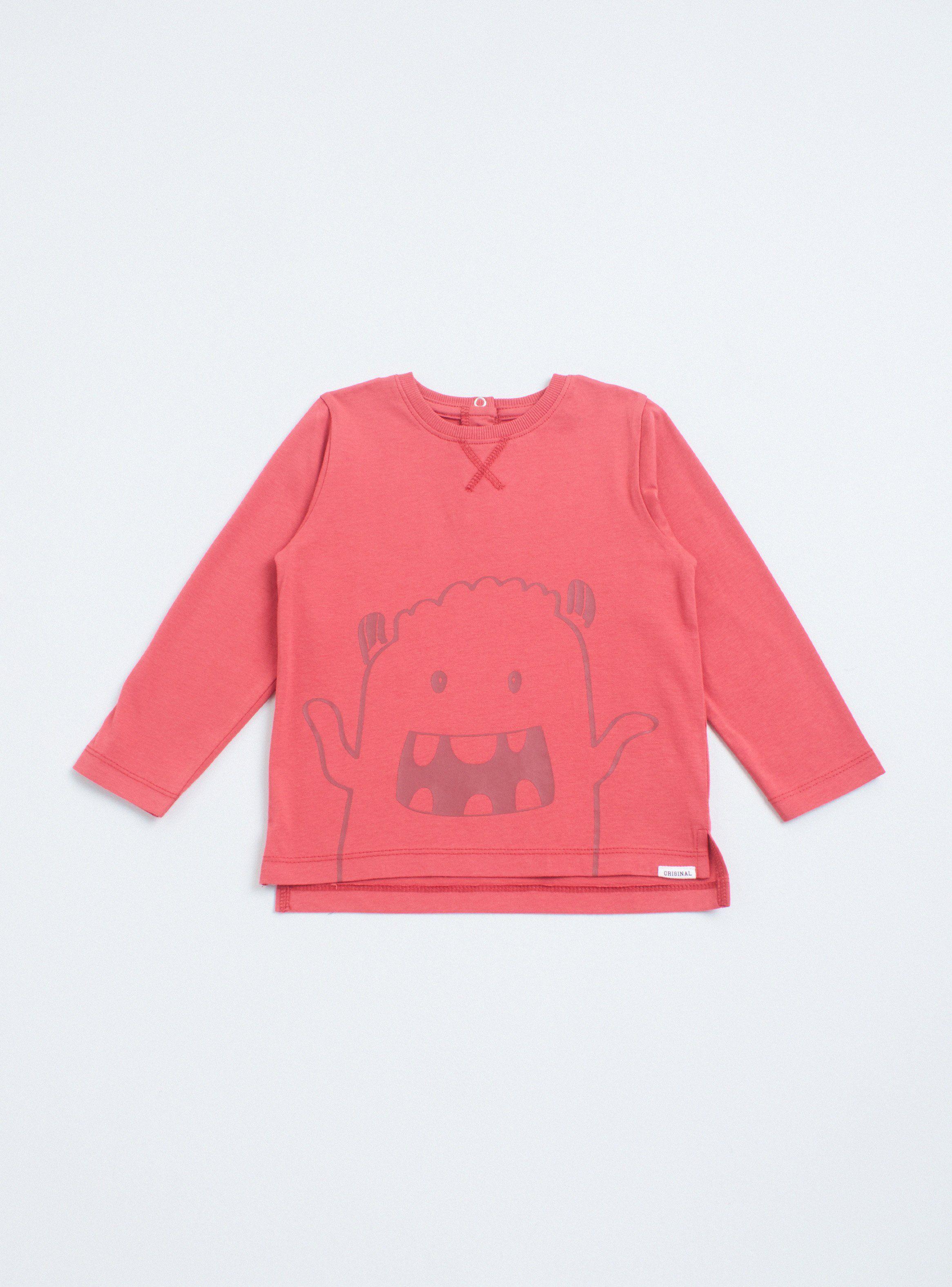 Polera Crew Neck Print Frontal Niño-0