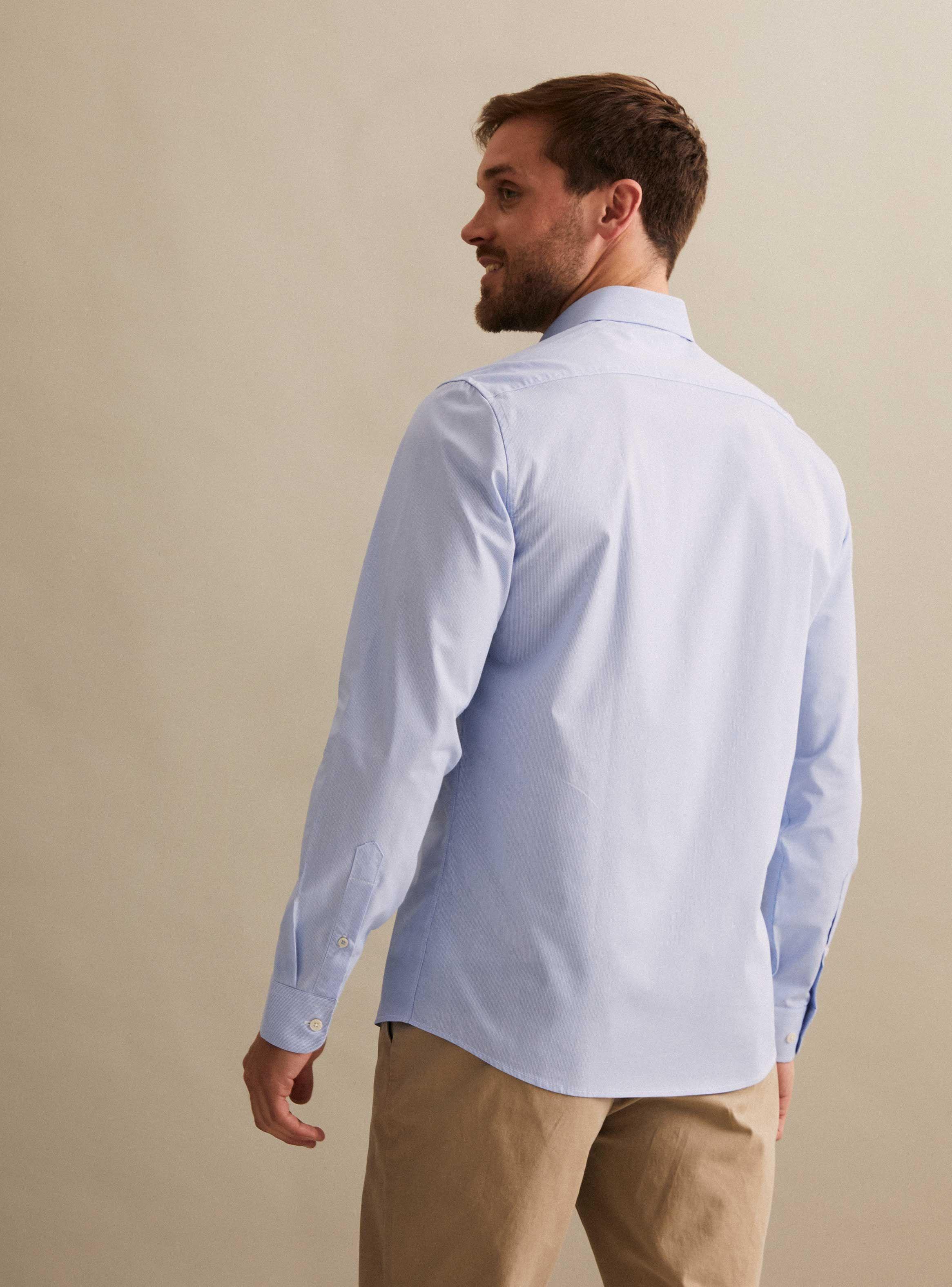 Camisa Manga Larga Raya Básica-1
