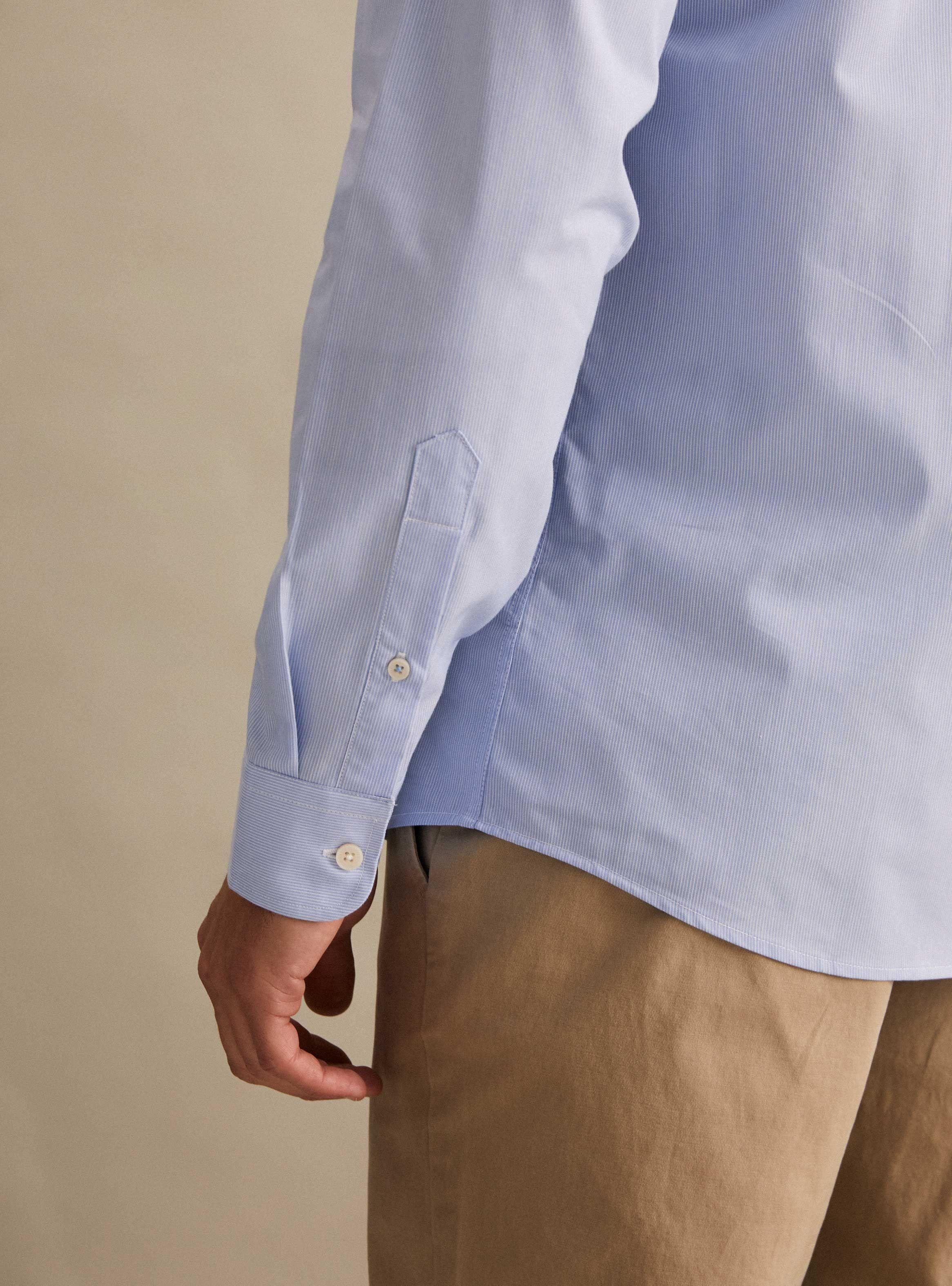 Camisa Manga Larga Raya Básica-3