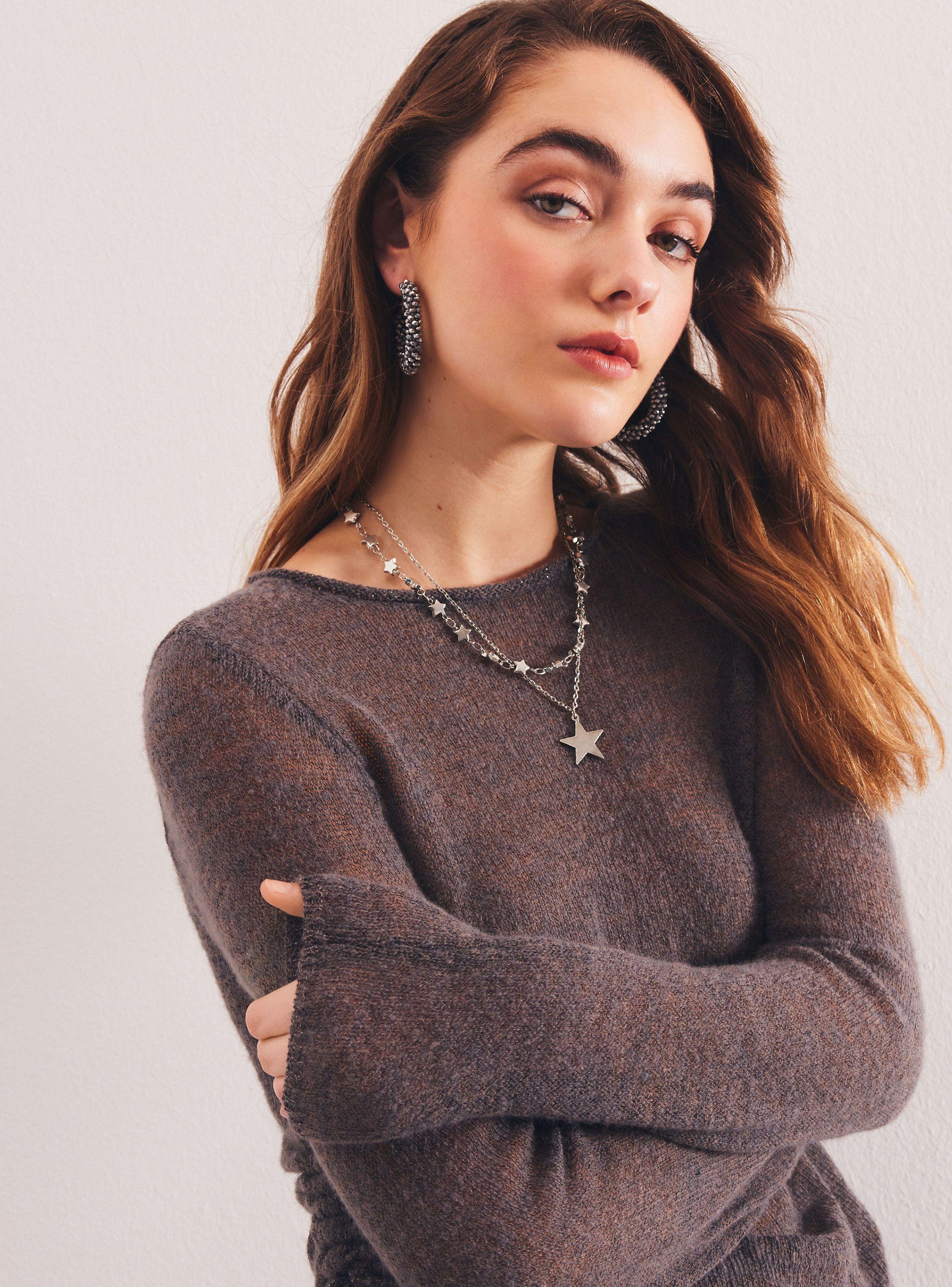 Sweater con Straps para Fruncir en Costados-2