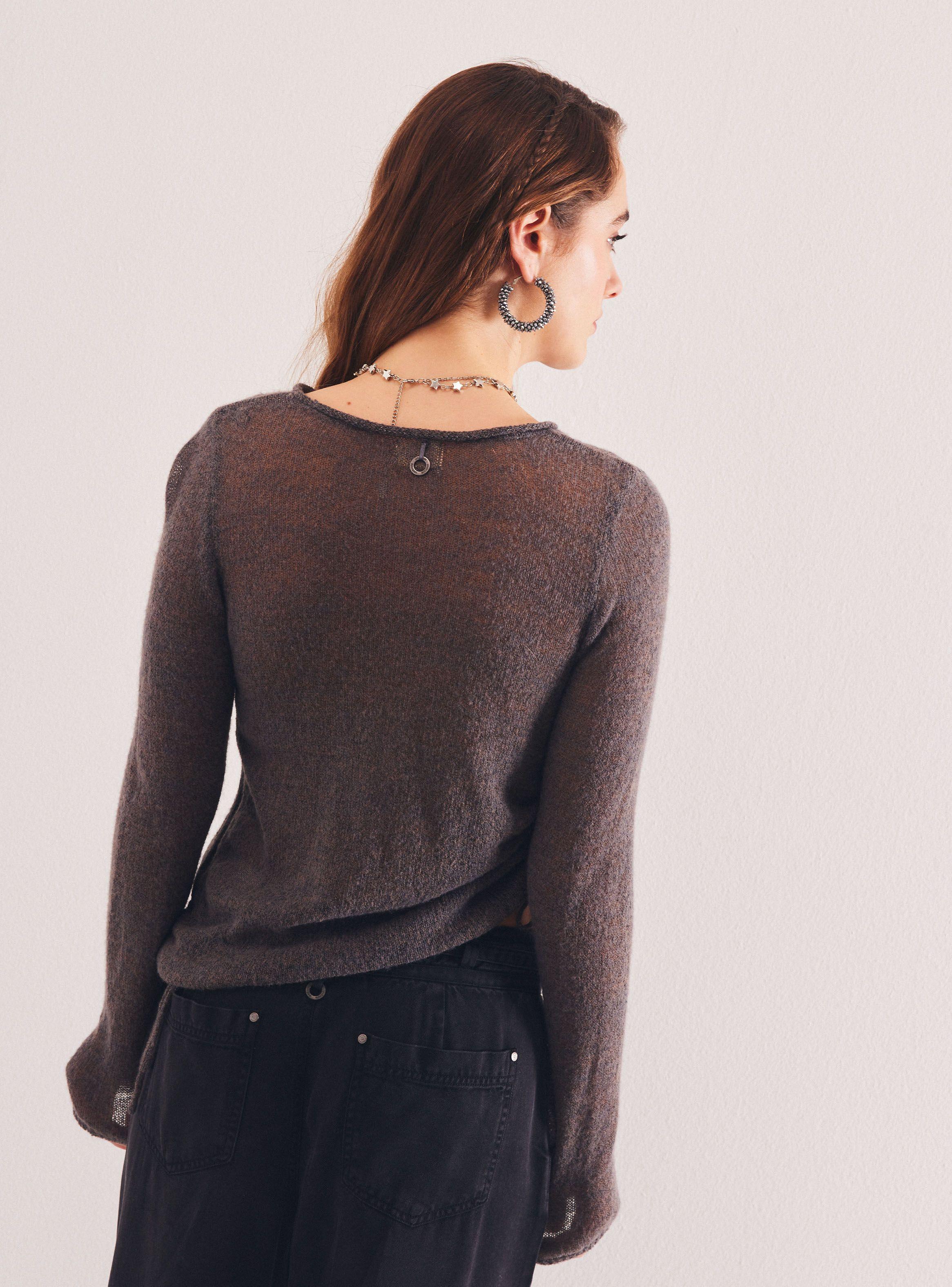 Sweater con Straps para Fruncir en Costados-1