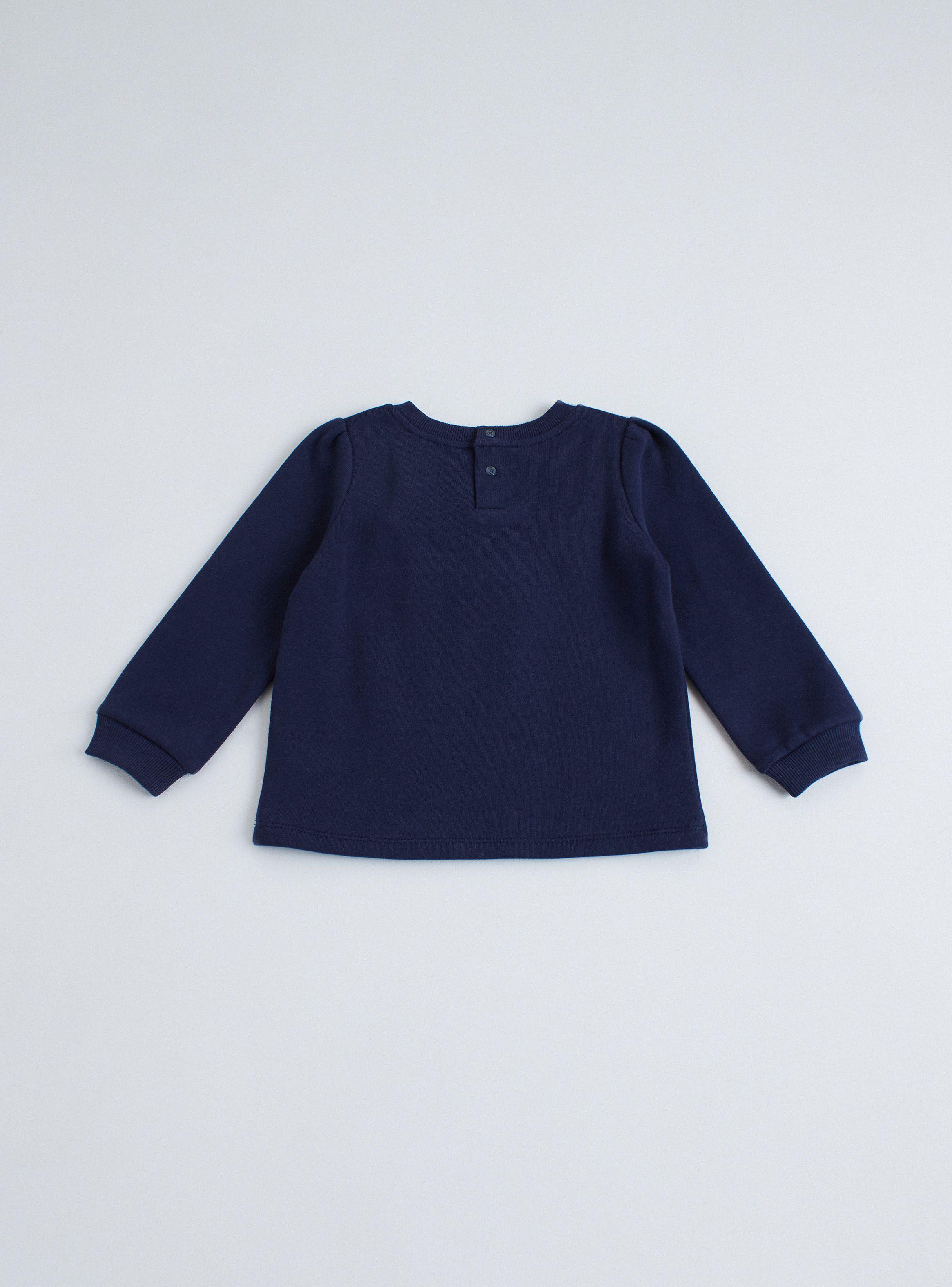 Polerón Corte Ruffle Grande Niña-1