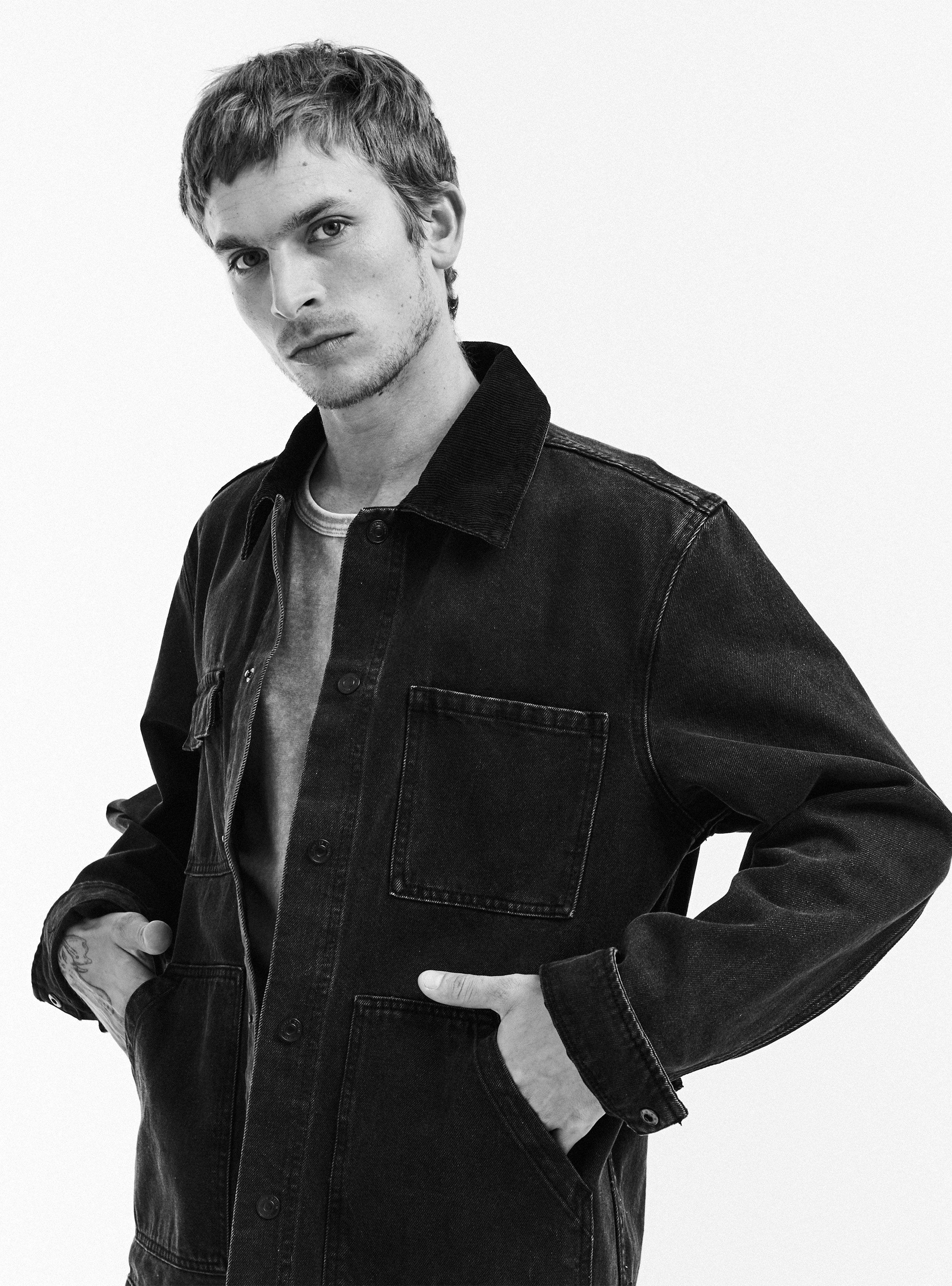 Chaqueta Denim Bolsillos utilitarios-2