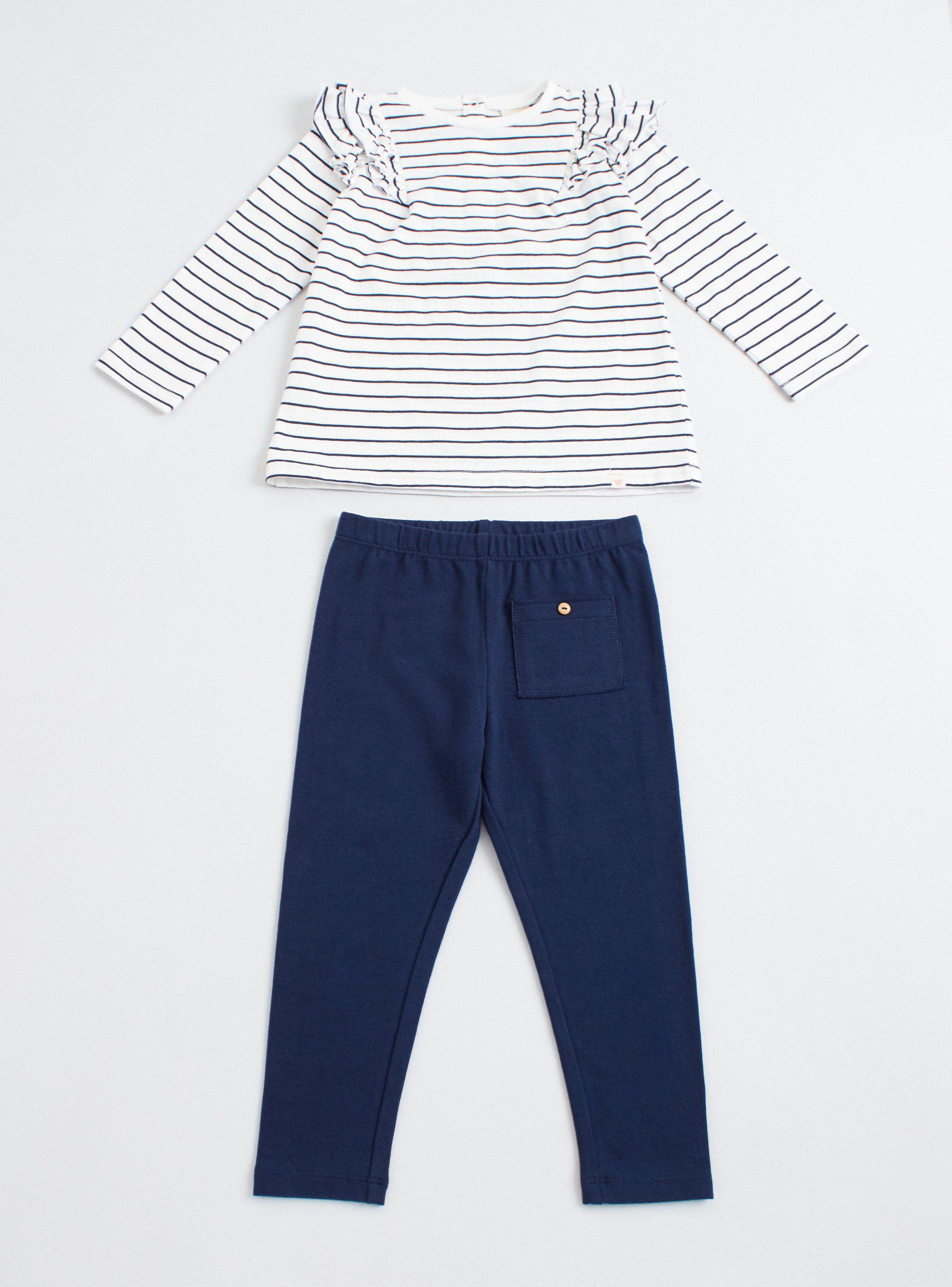 Set Polera Vuelos y Calza Niña-0