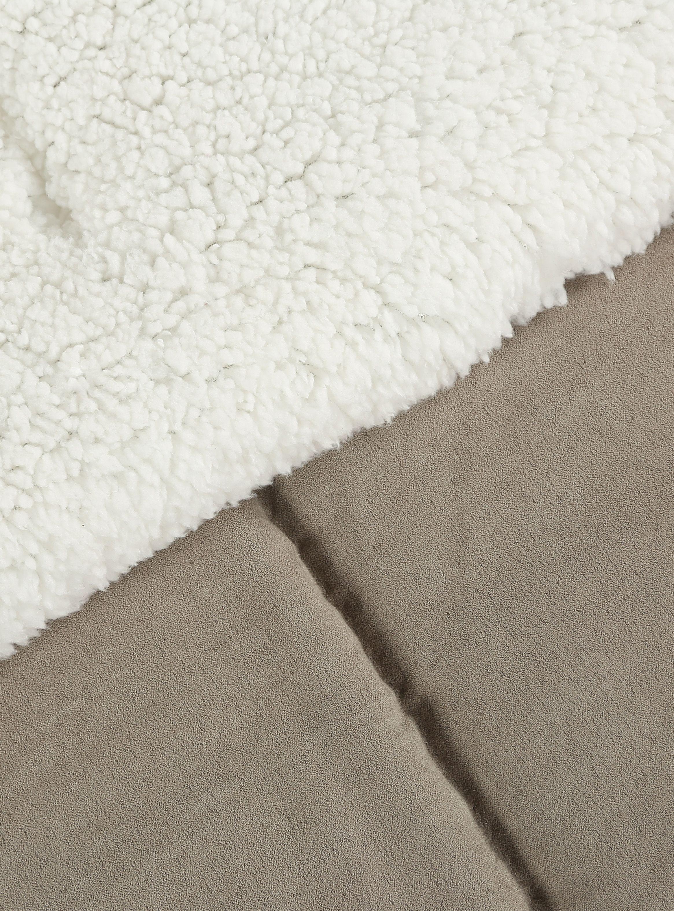 Quilt Attimo Sherpa 2 Plazas Suede-1