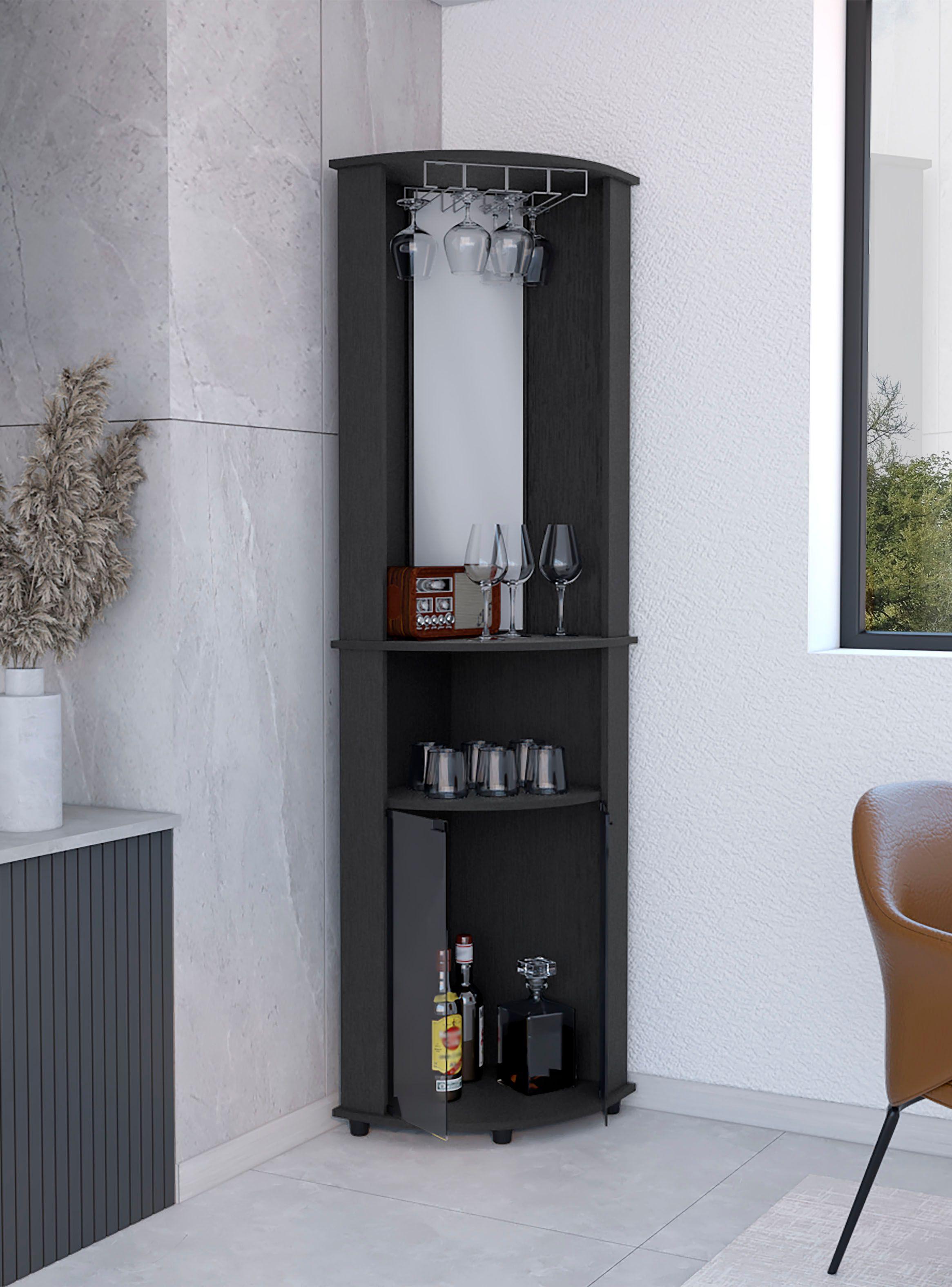 Bar Esquinero Modelo Chicago 189.9 x 45 x 45 cm MDP-5