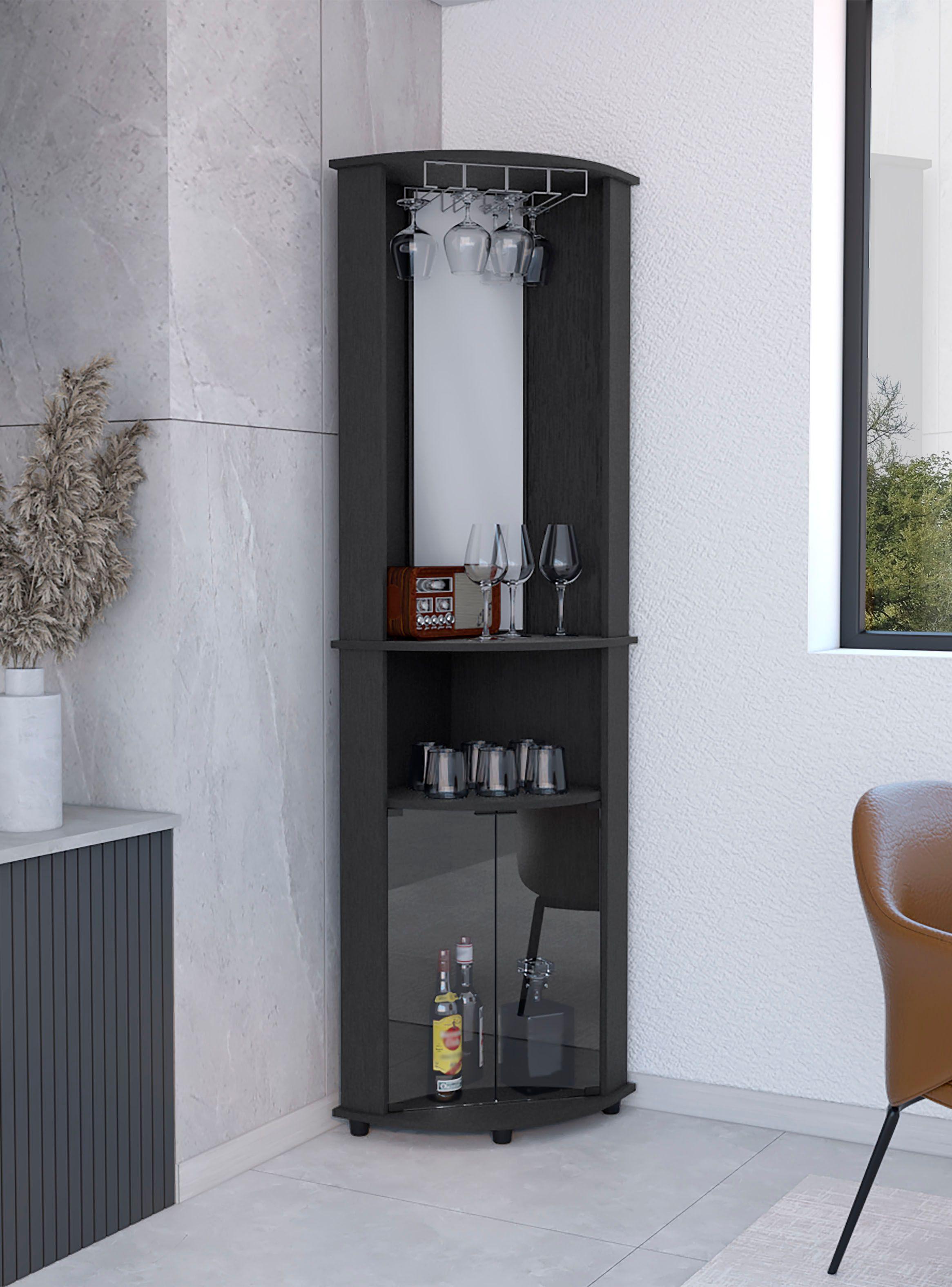 Bar Esquinero Modelo Chicago 189.9 x 45 x 45 cm MDP-4