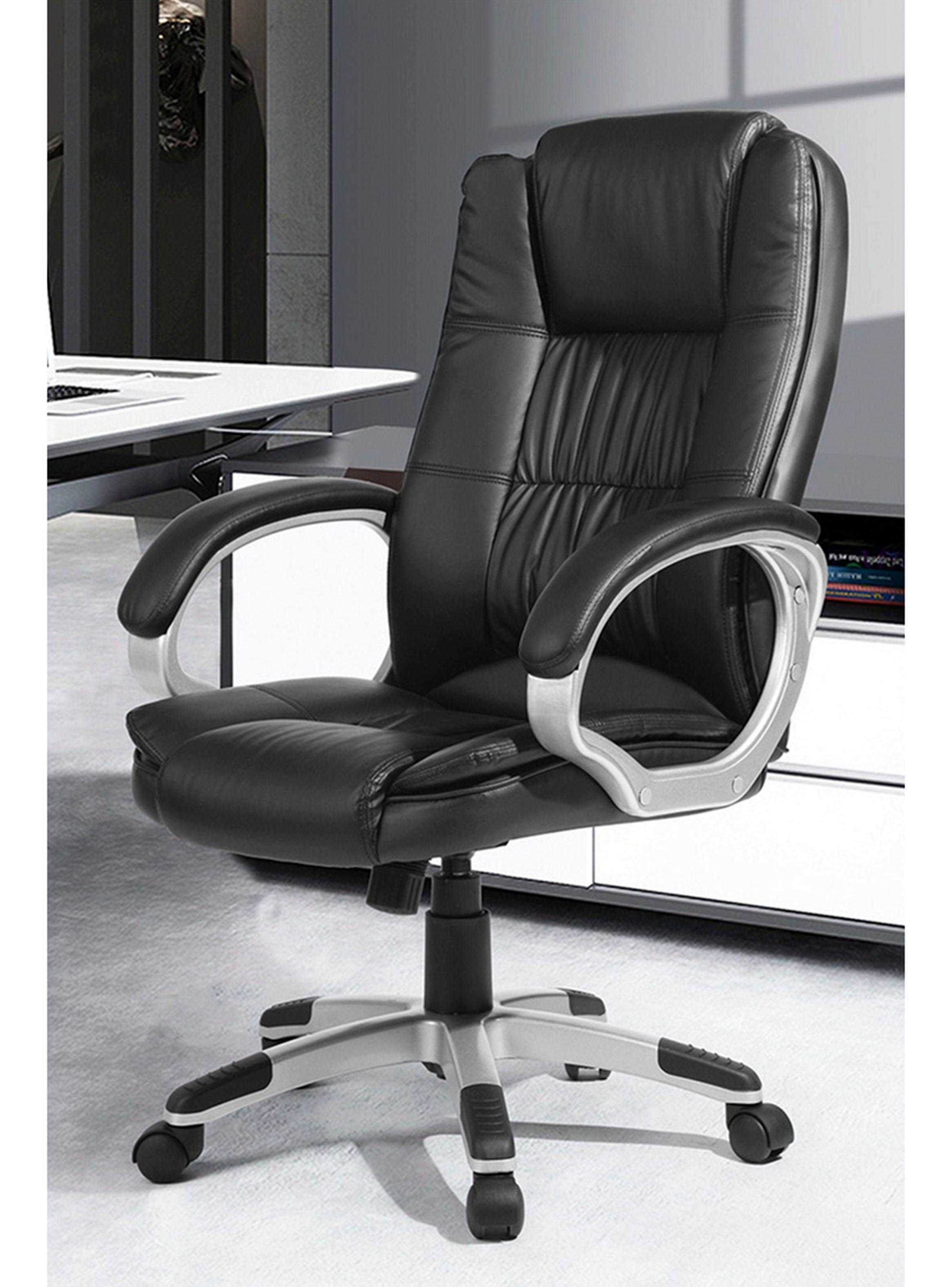 Silla de Oficina Reclinable Ecocuero Novahus-5