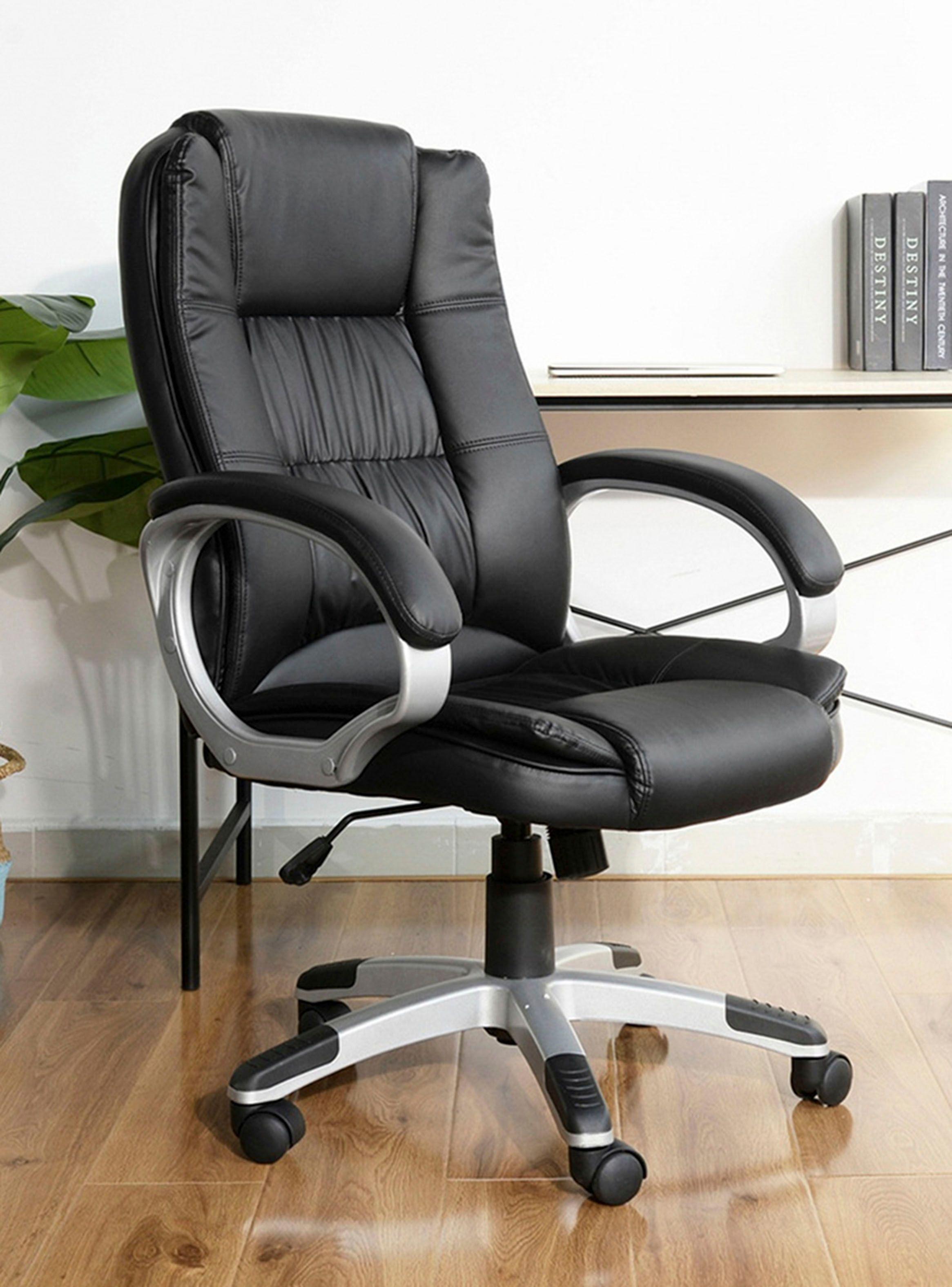 Silla de Oficina Reclinable Ecocuero Novahus-4