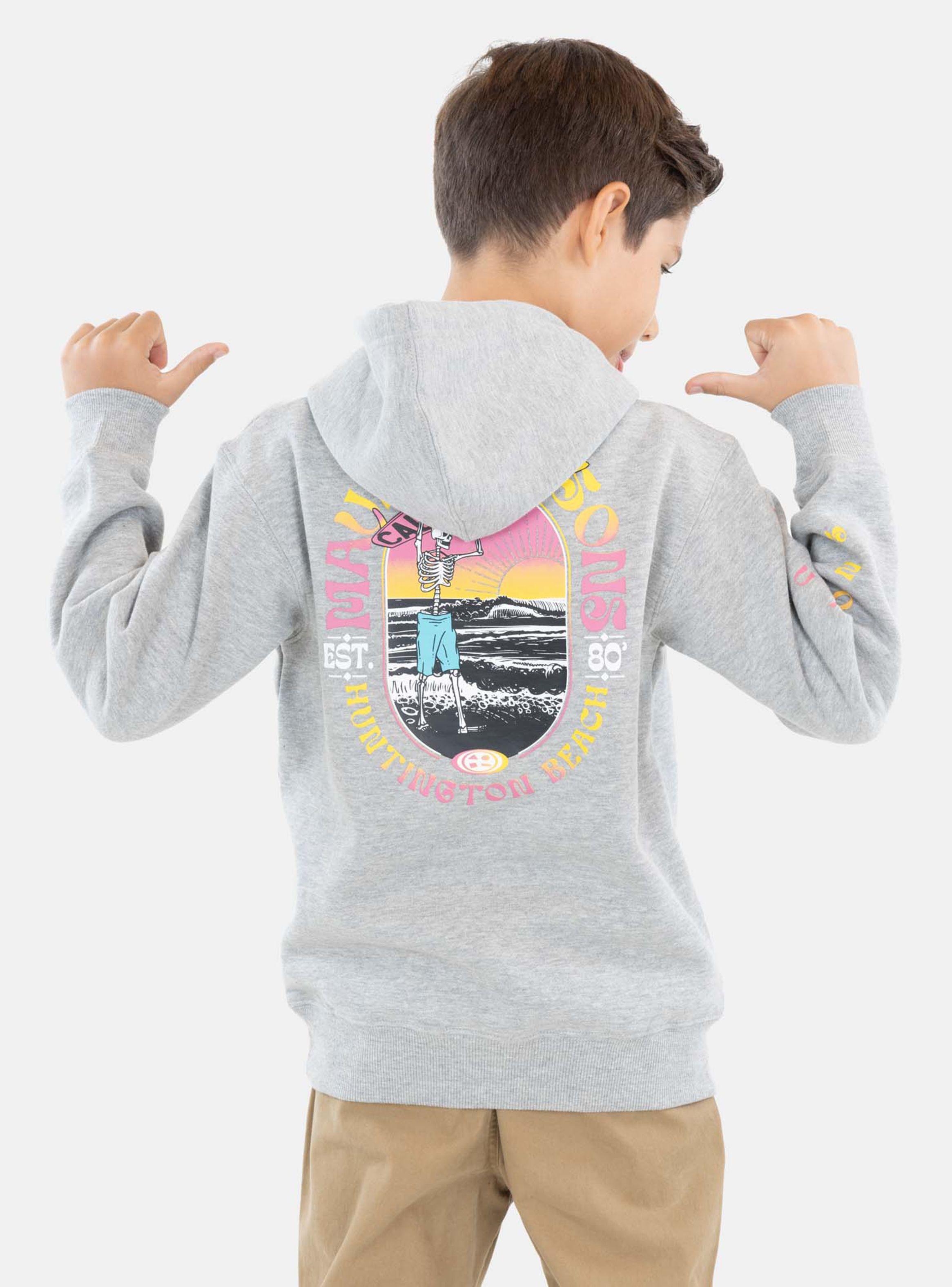 Polerón Ml Print Logo Esqueleto Pastel-1