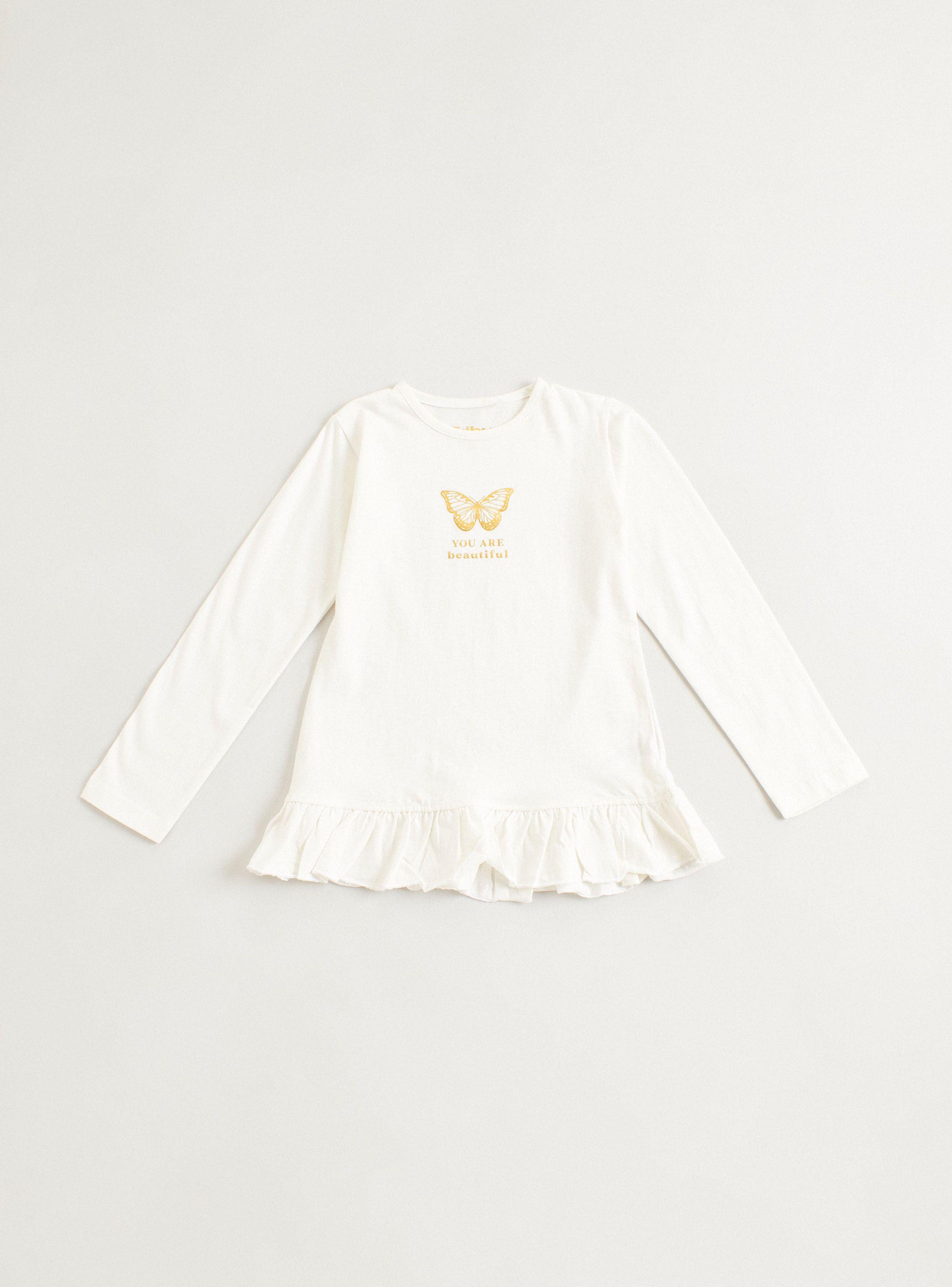 Polera Manga Larga Print Frontal Niña-1