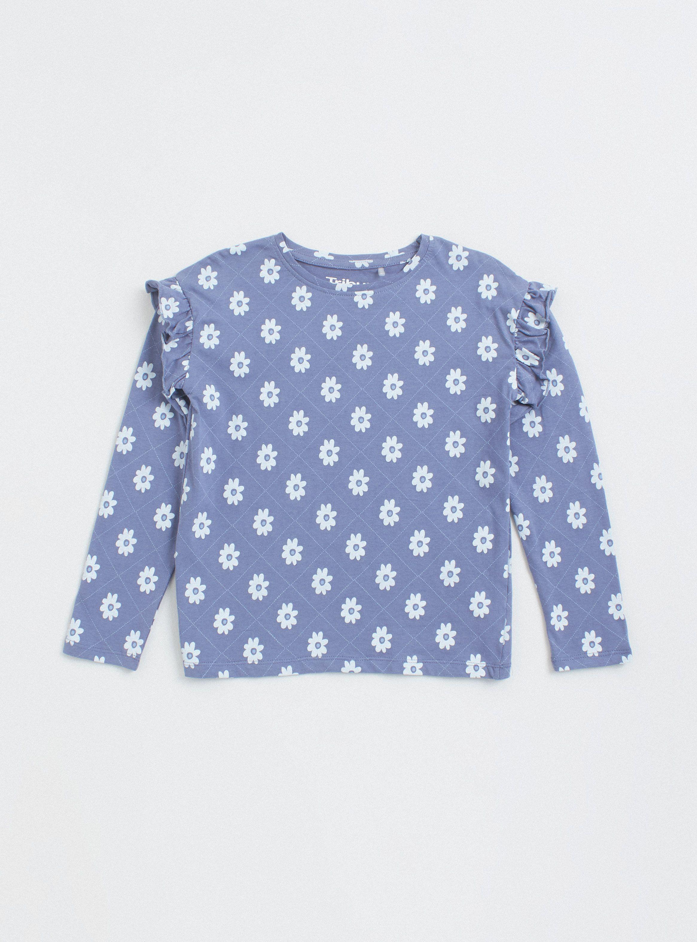 Polera Manga Larga Texto Print Niña-1