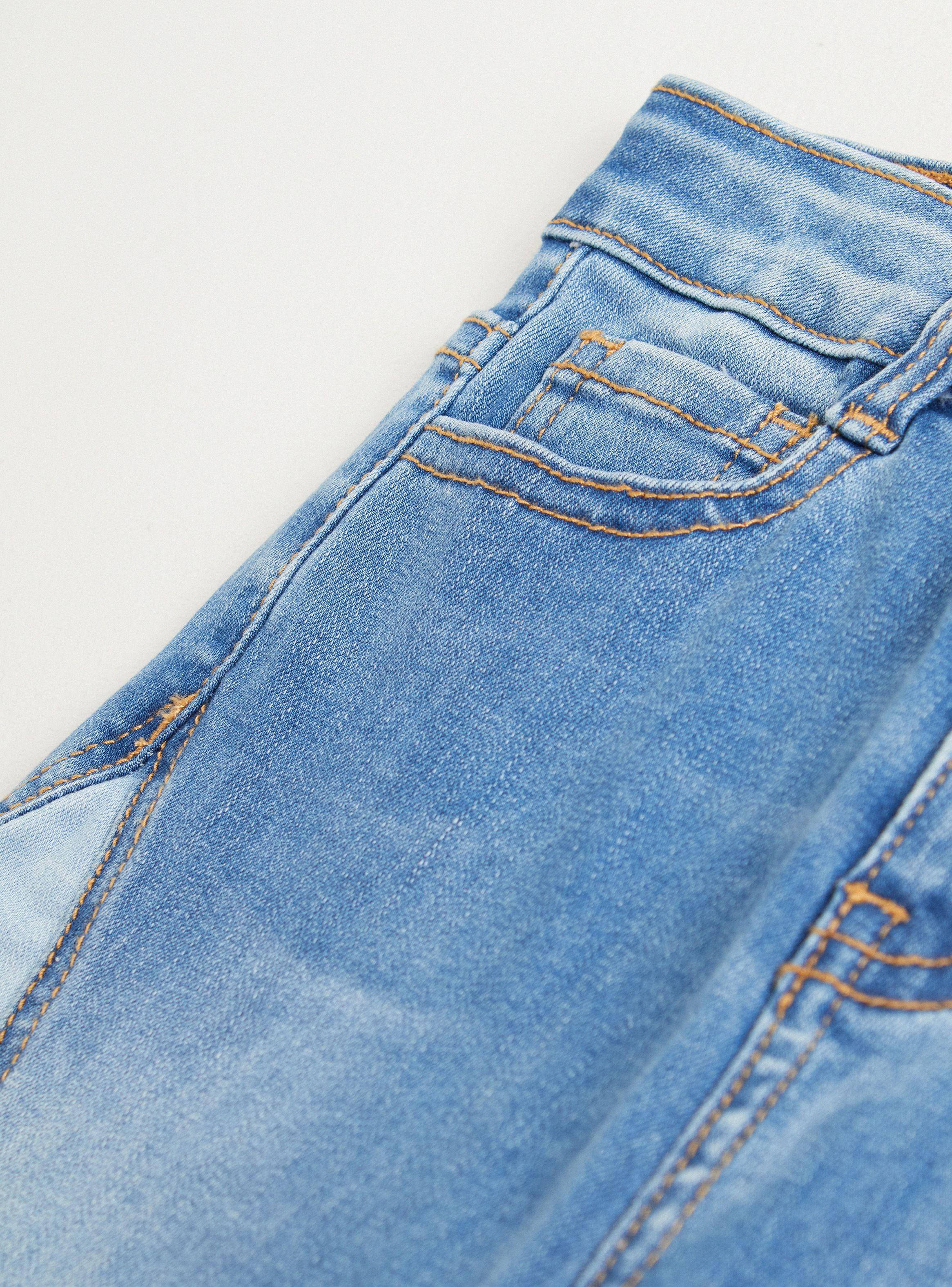 Jeans Wide Leg Patch Niña-3