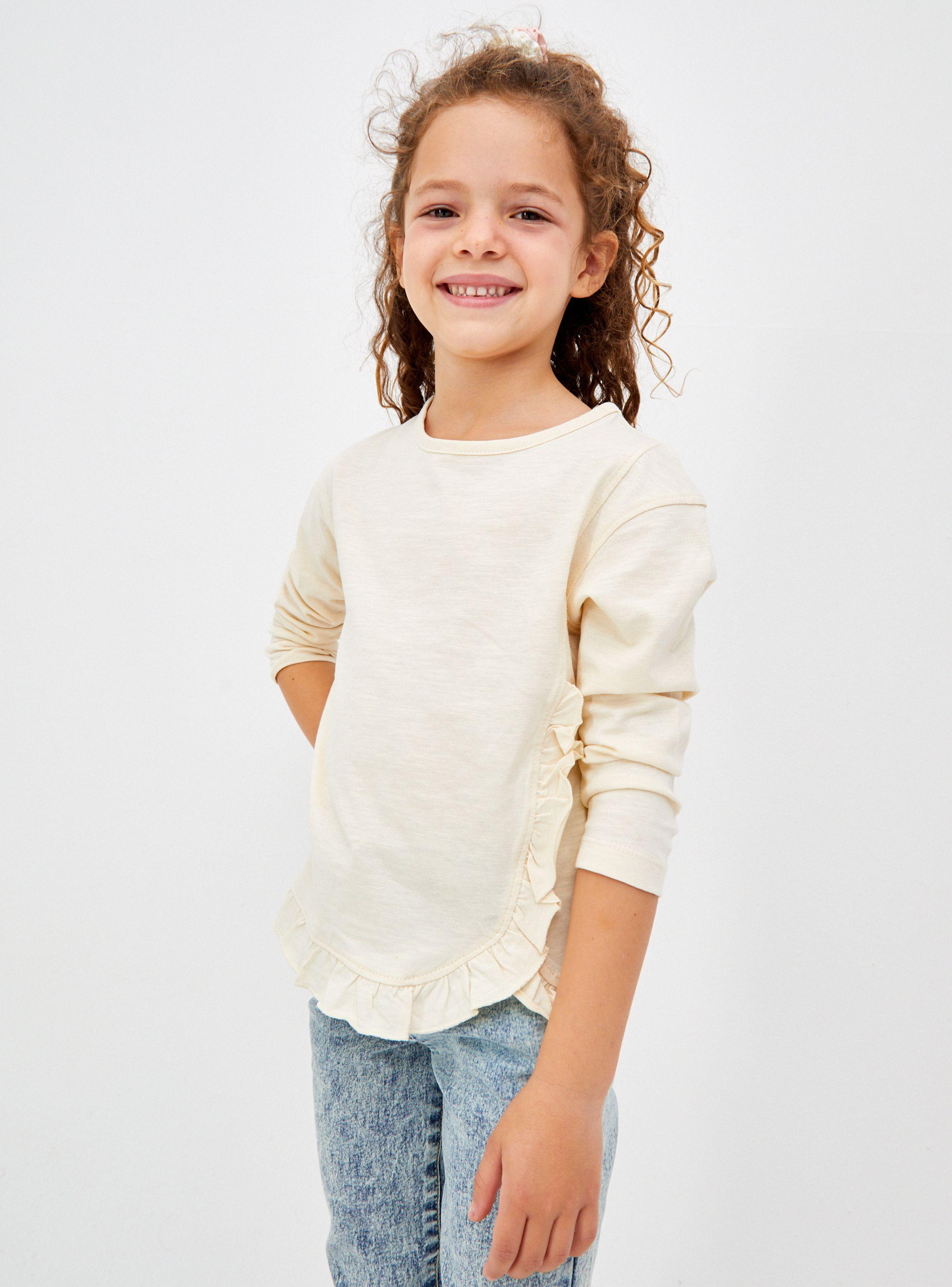 Polera Lisa Manga Larga Vuelitos Niña-0