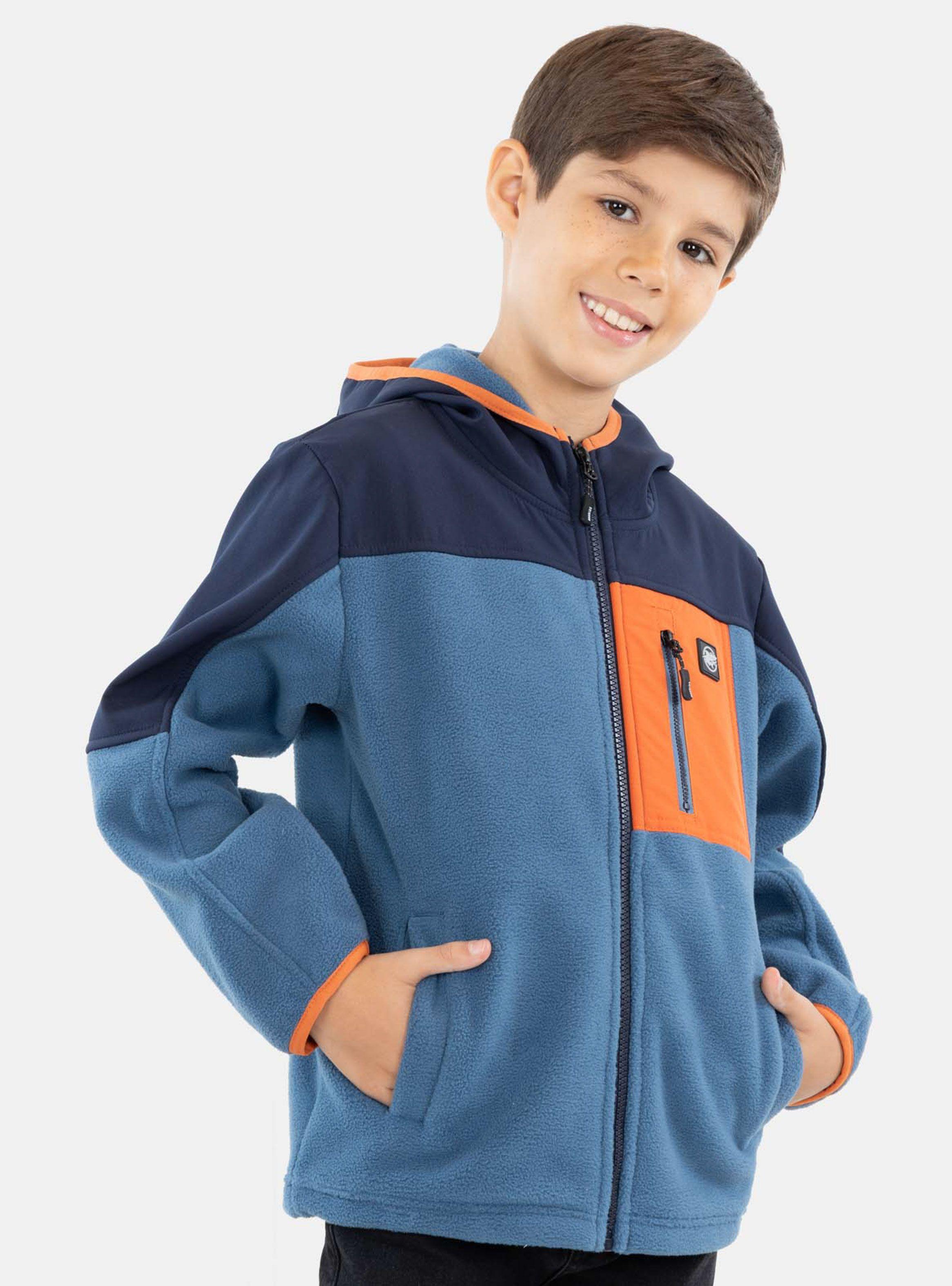 Polerón Liso Denim Niño-0