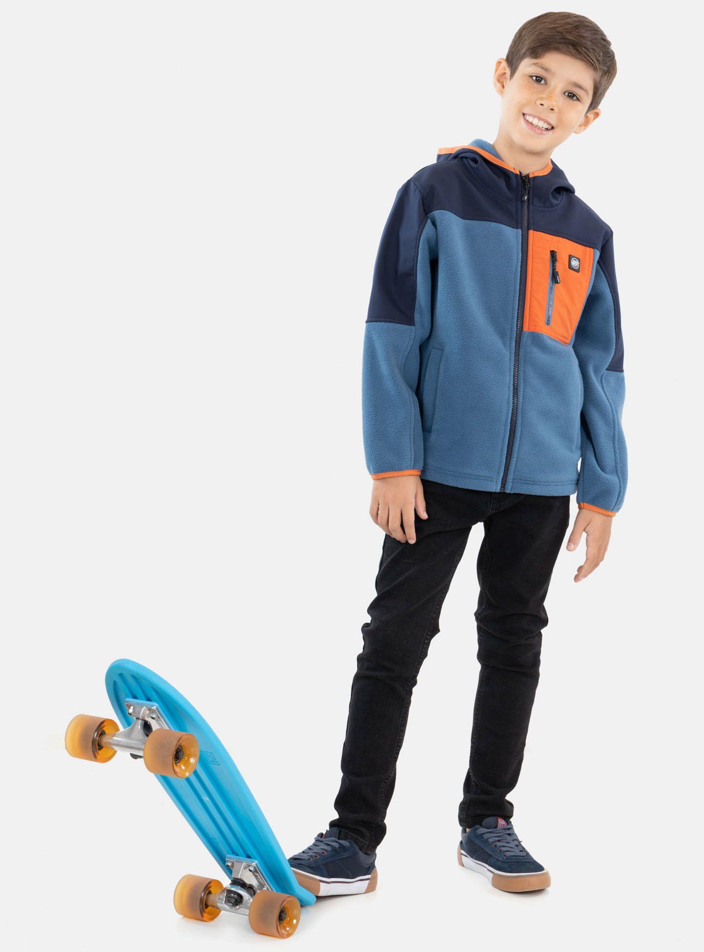 Polerón Liso Denim Niño-3