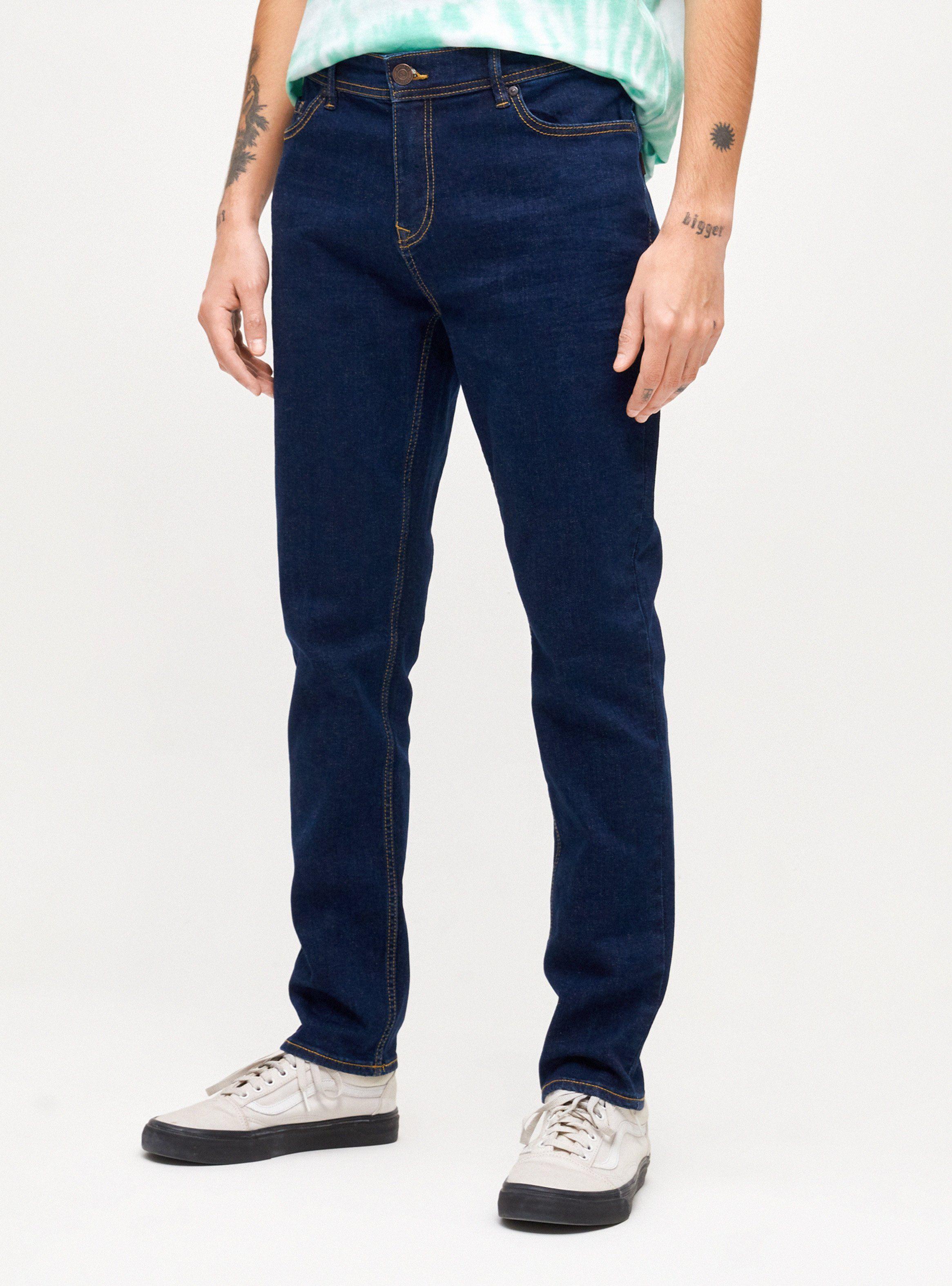 Jeans Casual Azul Oscuro Skinny Fit-1