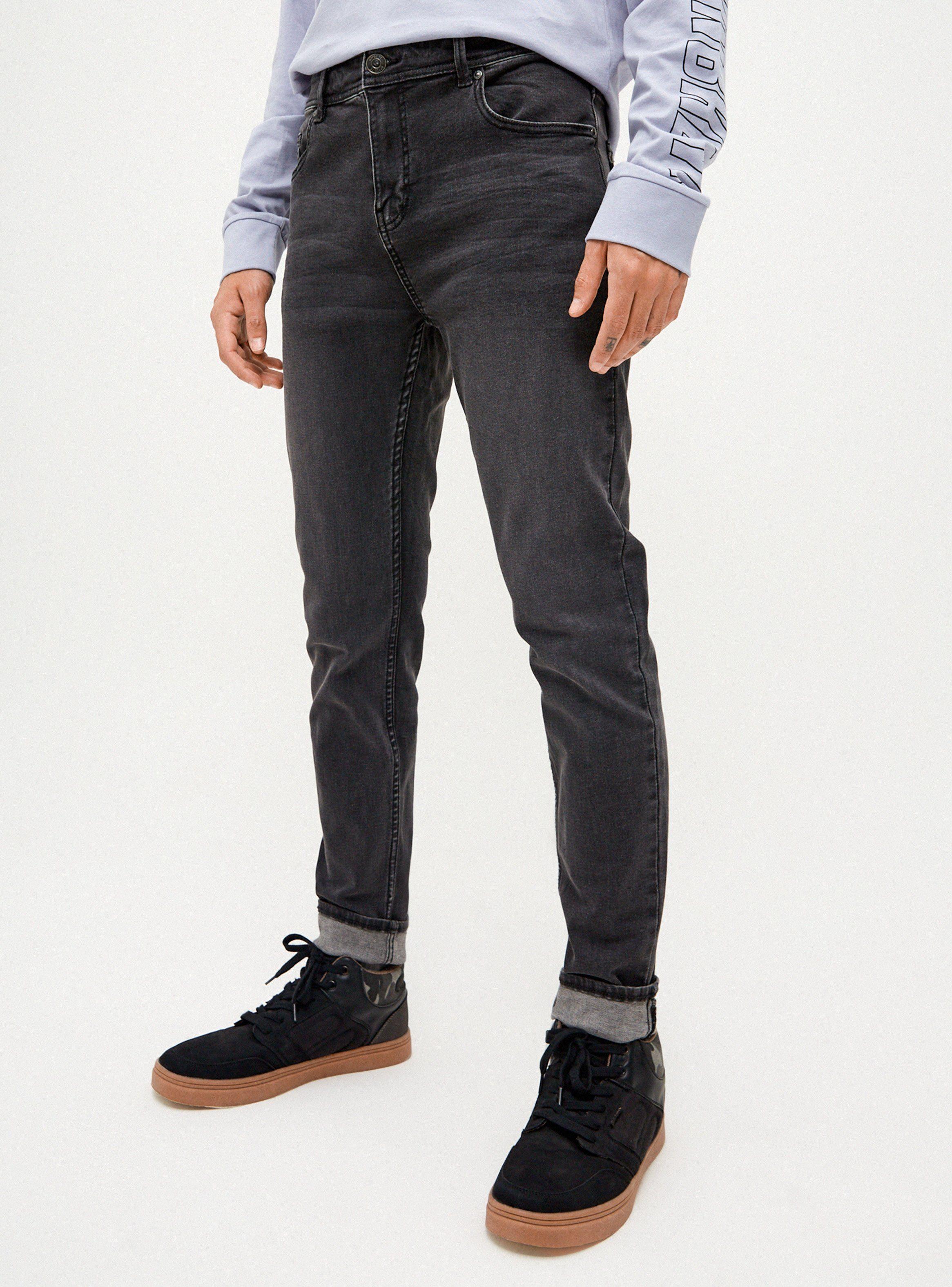 Jeans Super Skinny Fit Gris-0