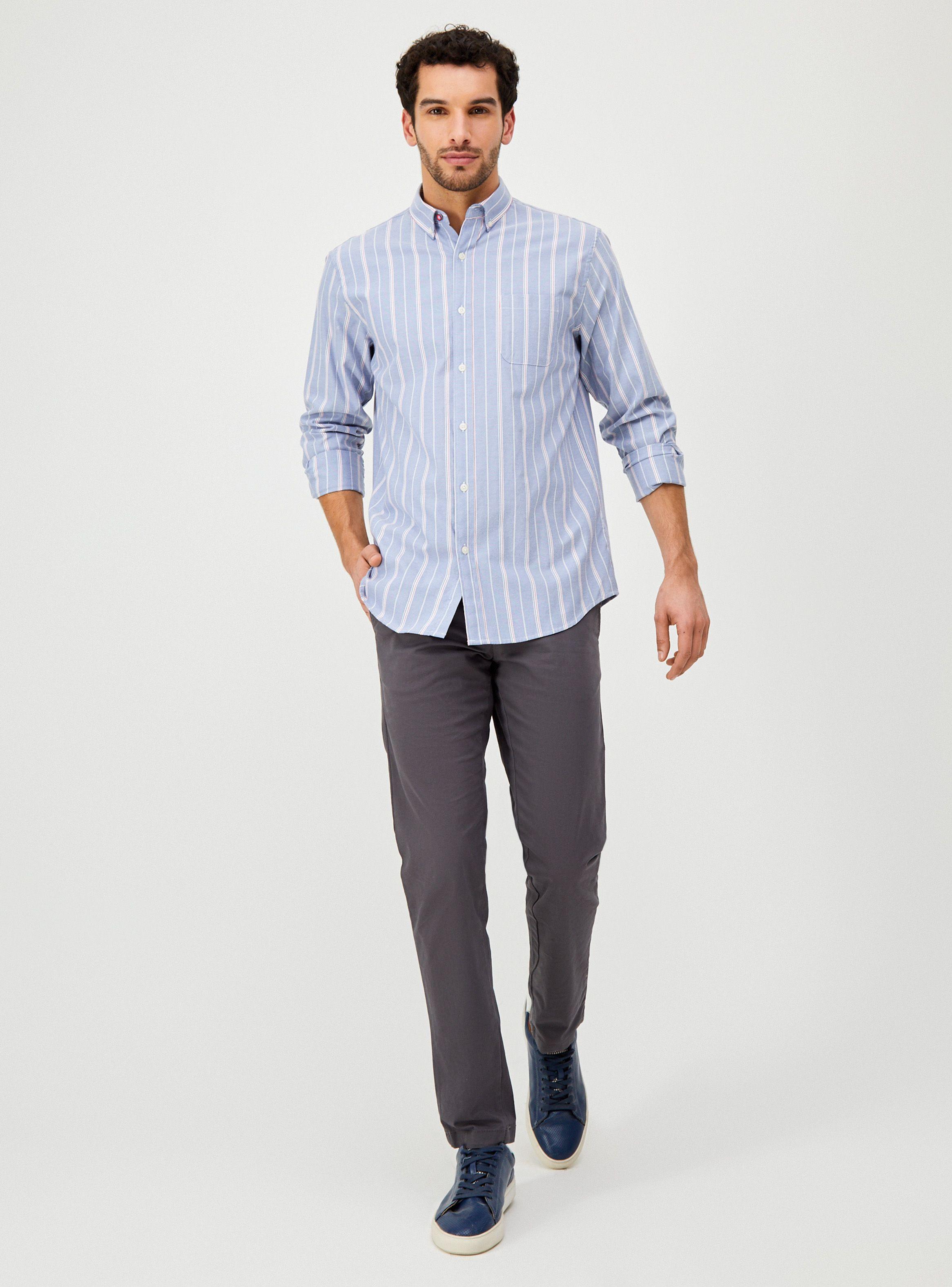 Camisa Rayada Manga Larga-3