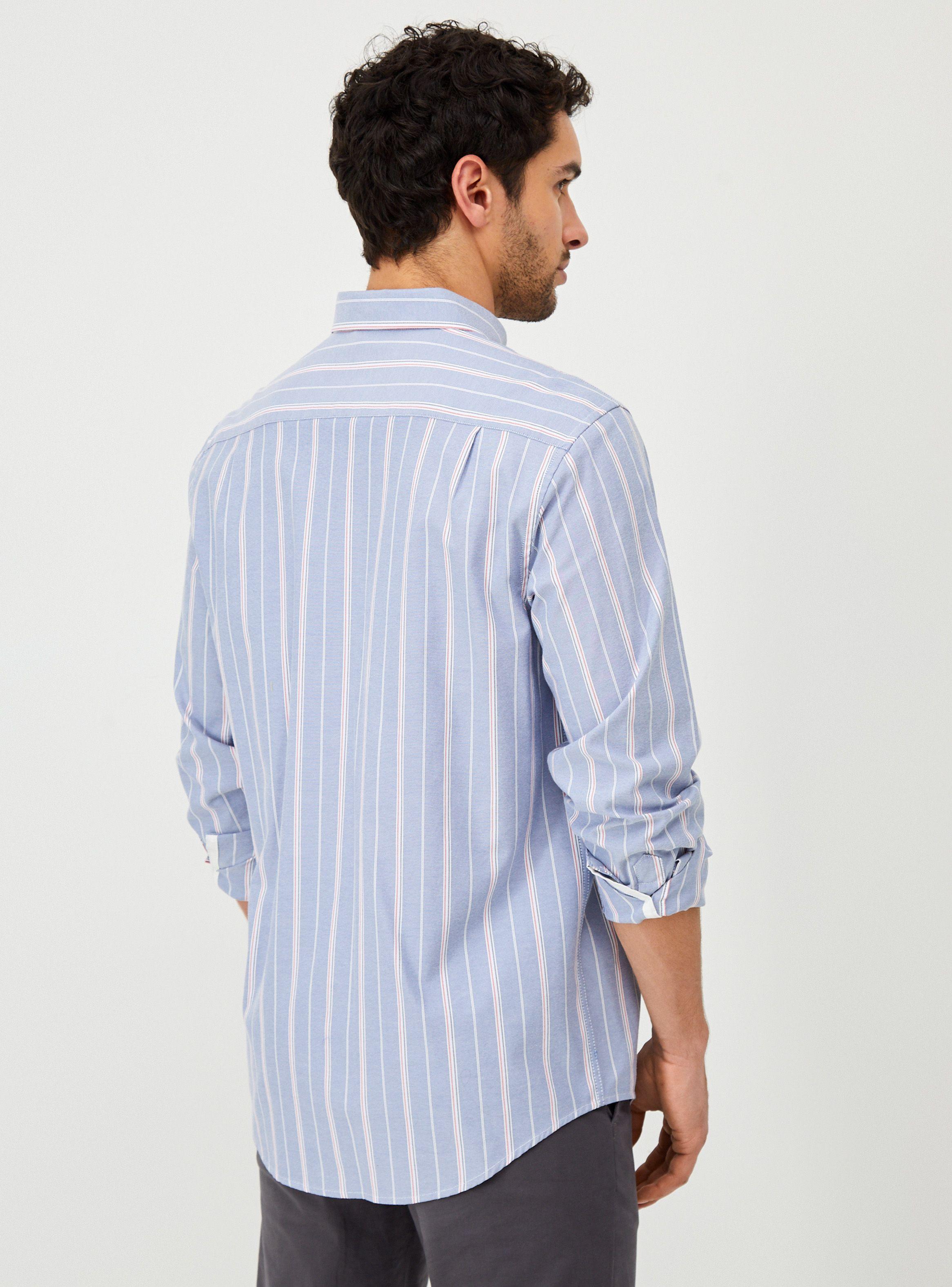 Camisa Rayada Manga Larga-1