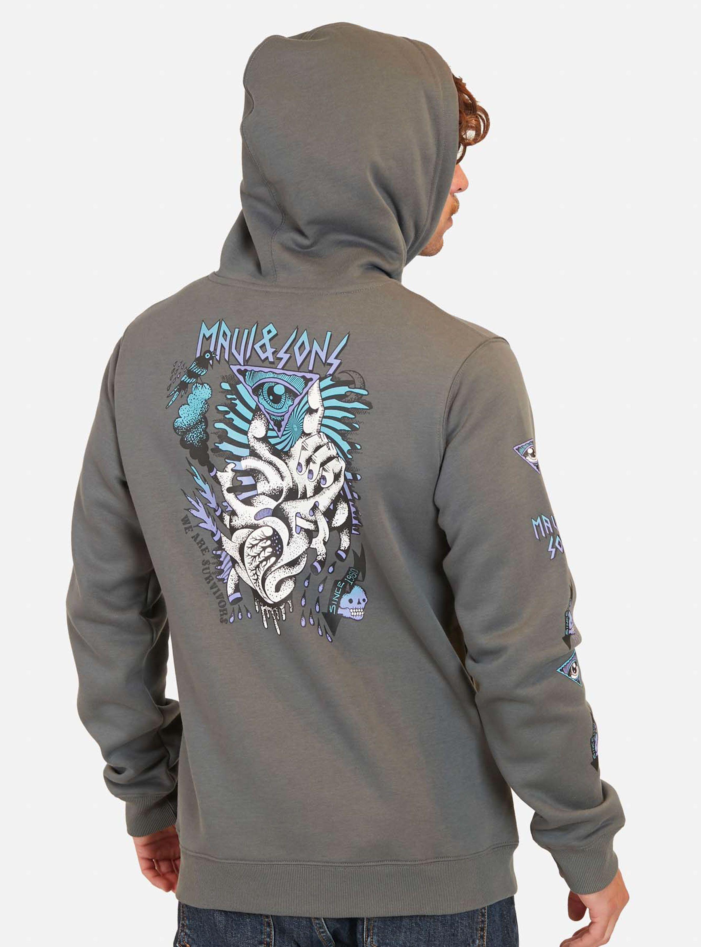 Polerón Estilo Hoodie Print Art Espalda-1