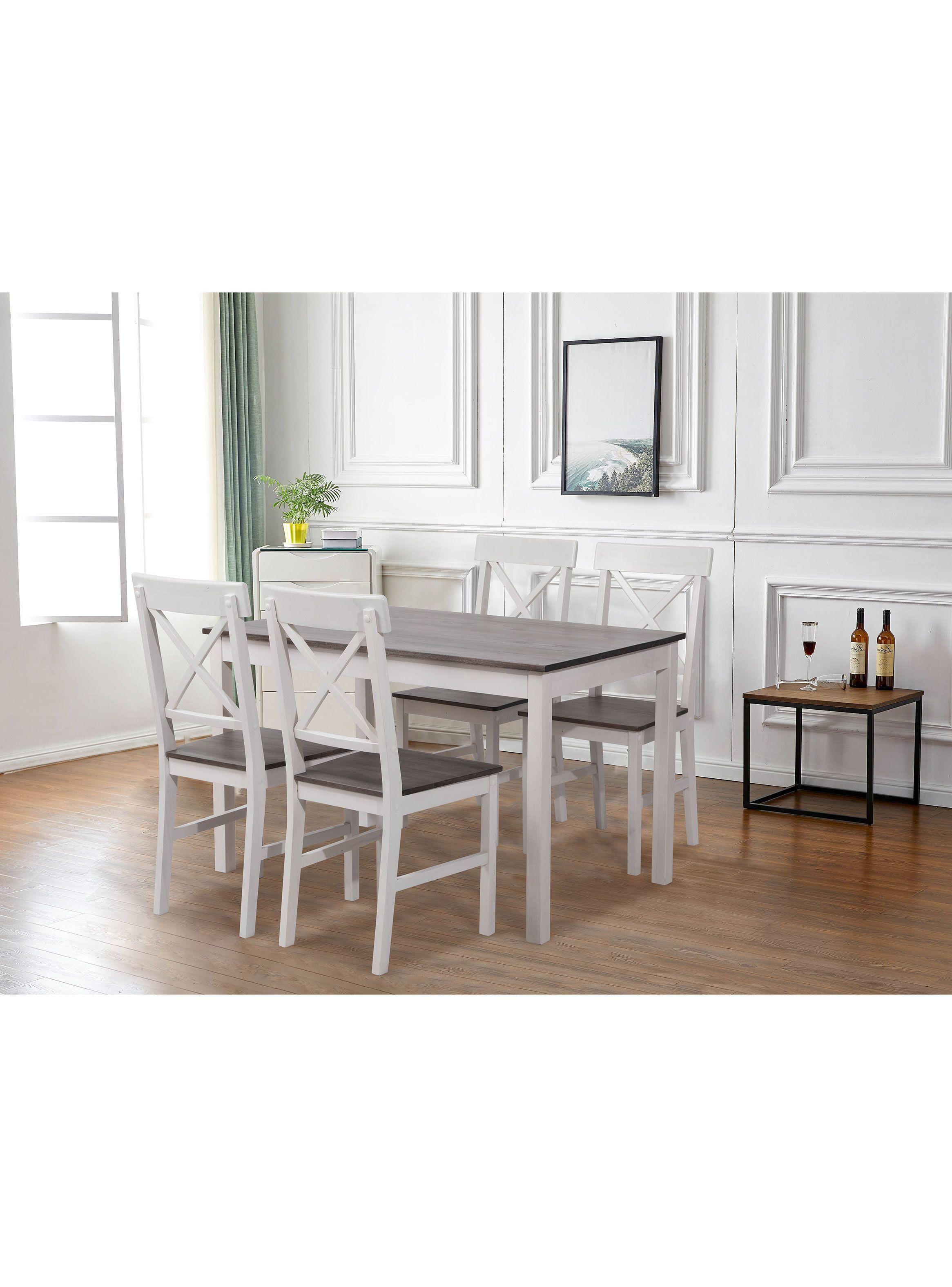 Juego de Comedor Romance + 4 Sillas Attimo-6
