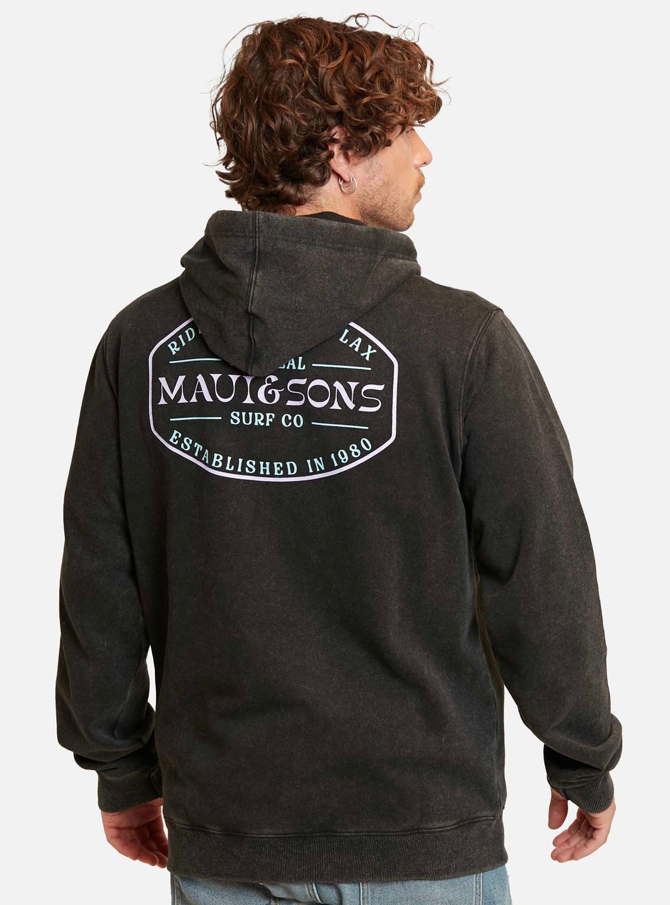 Polerón Full Cierre Print Back Estilo Canguro-1