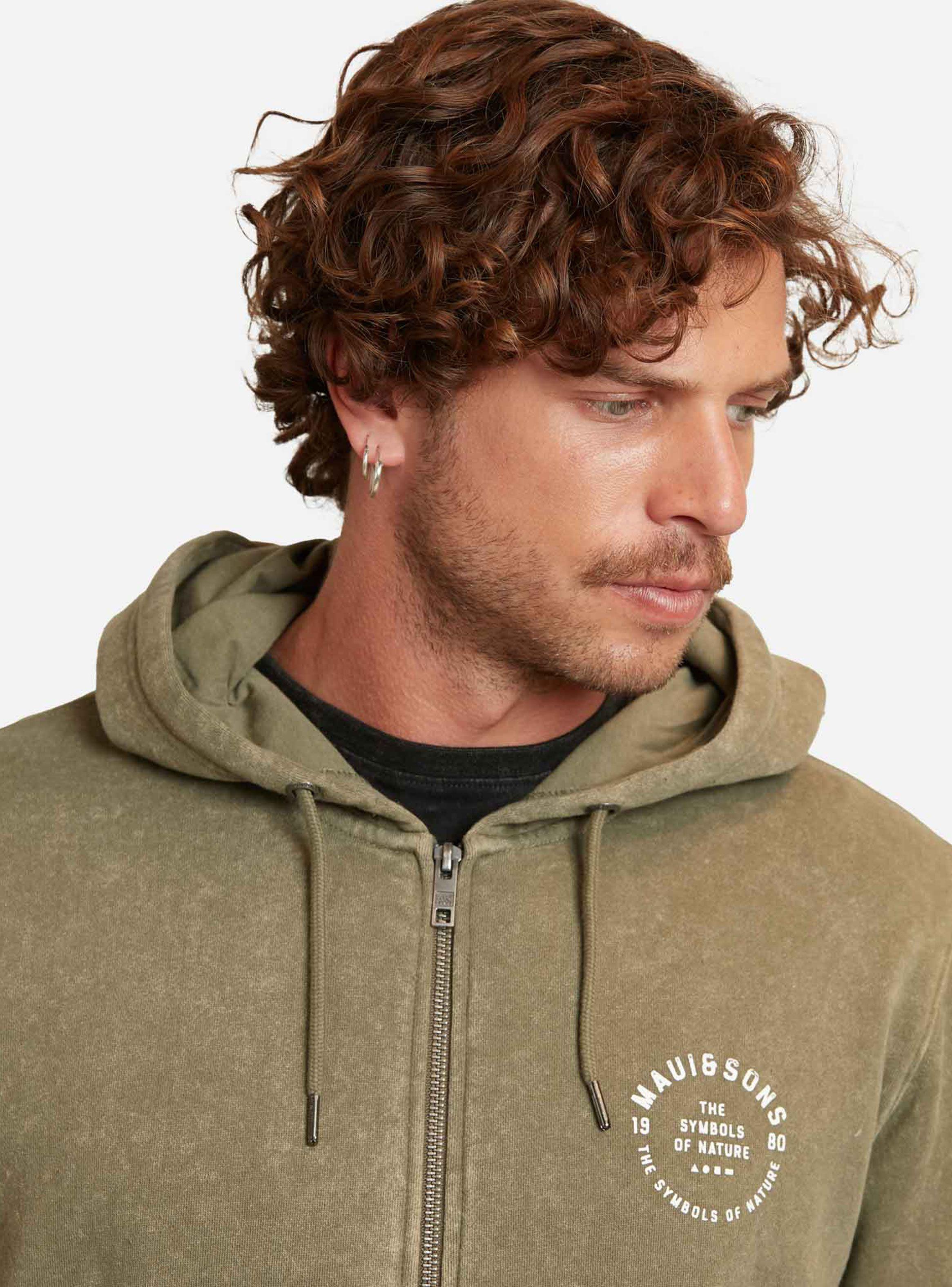 Polerón Full Cierre Print Back Capucha-2