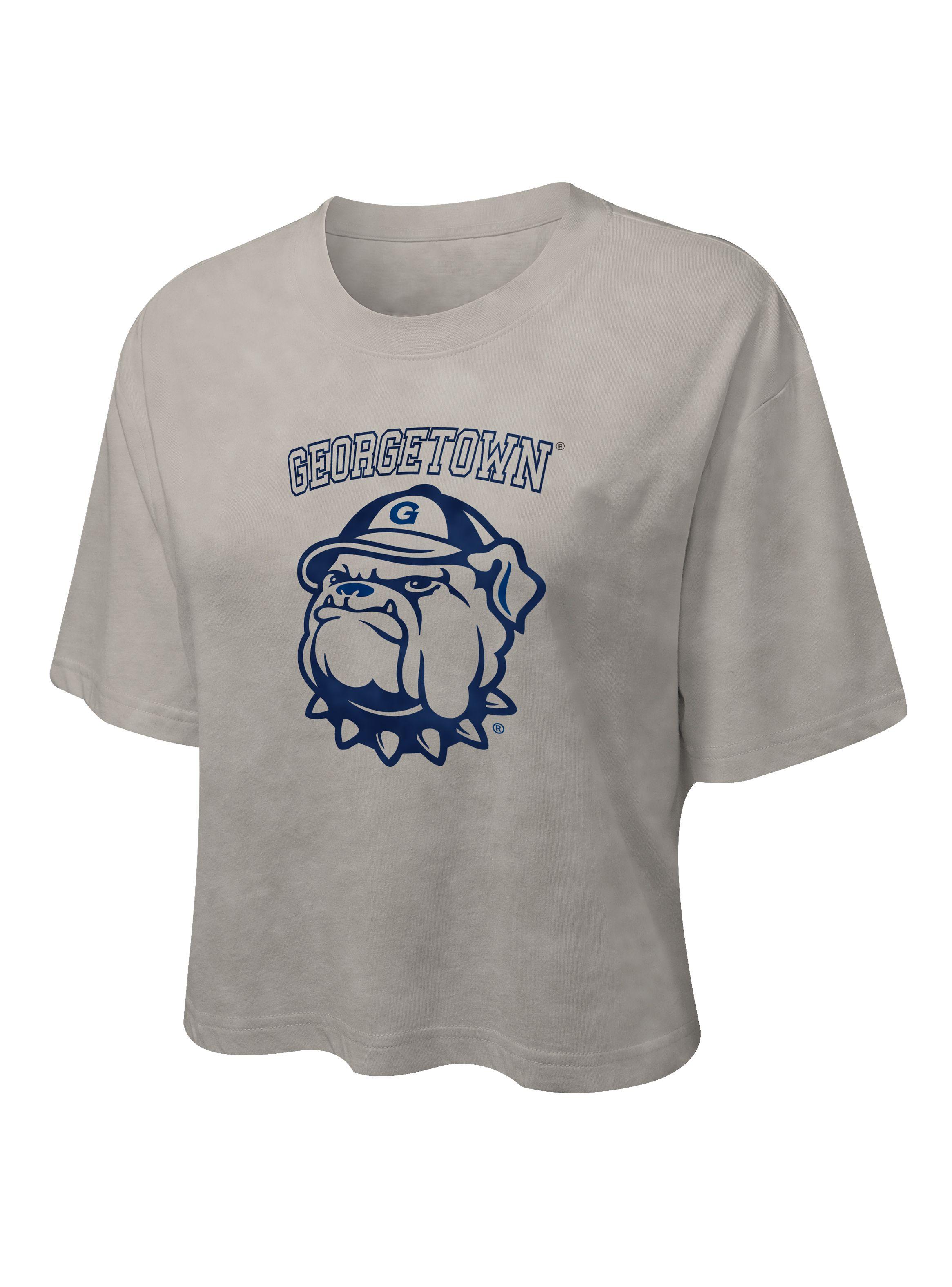 Crop Top Georgetown Preppy Style-Tie Dye-0