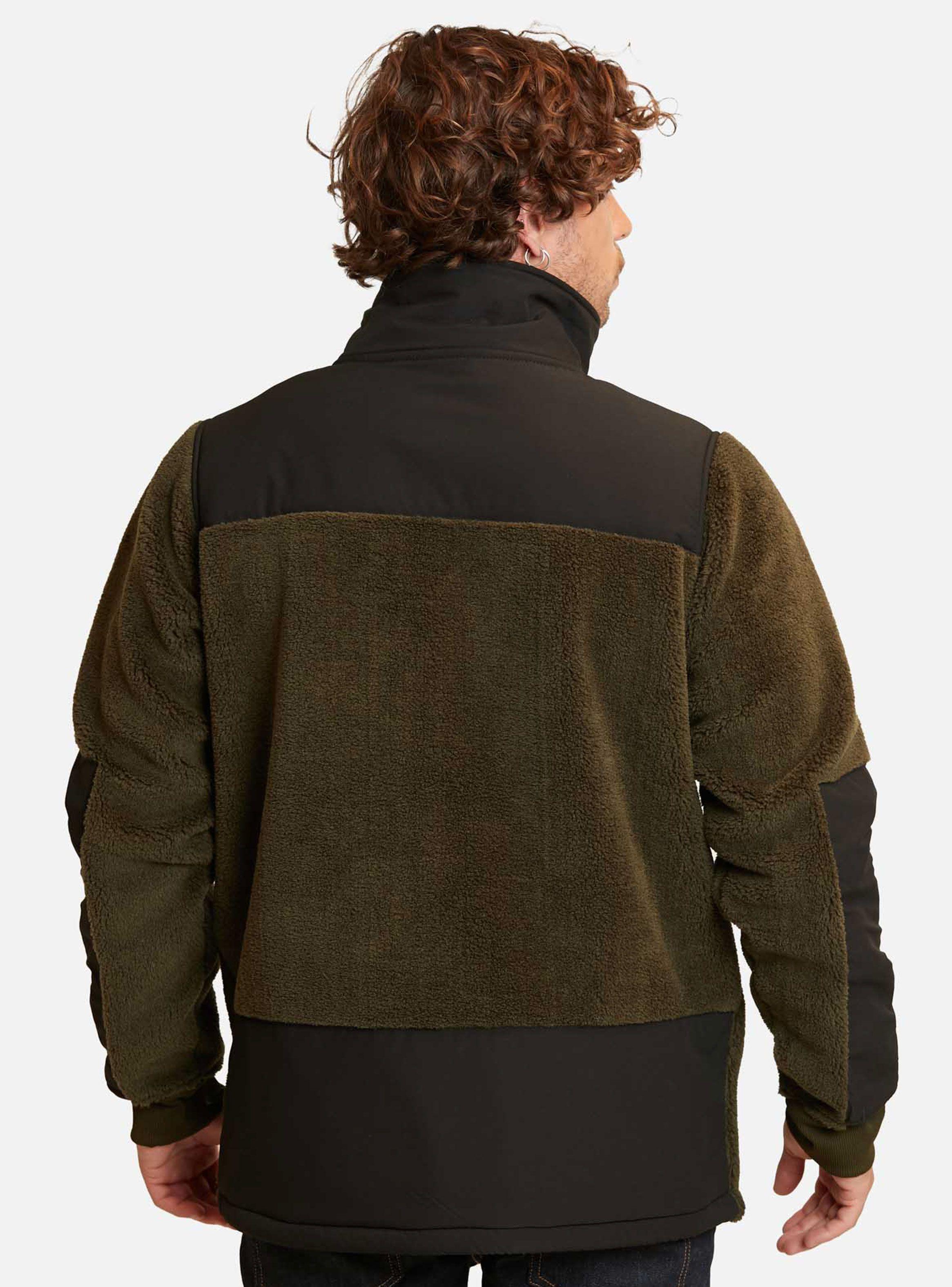 Polerón Color Block Full Cierre Peludo-1