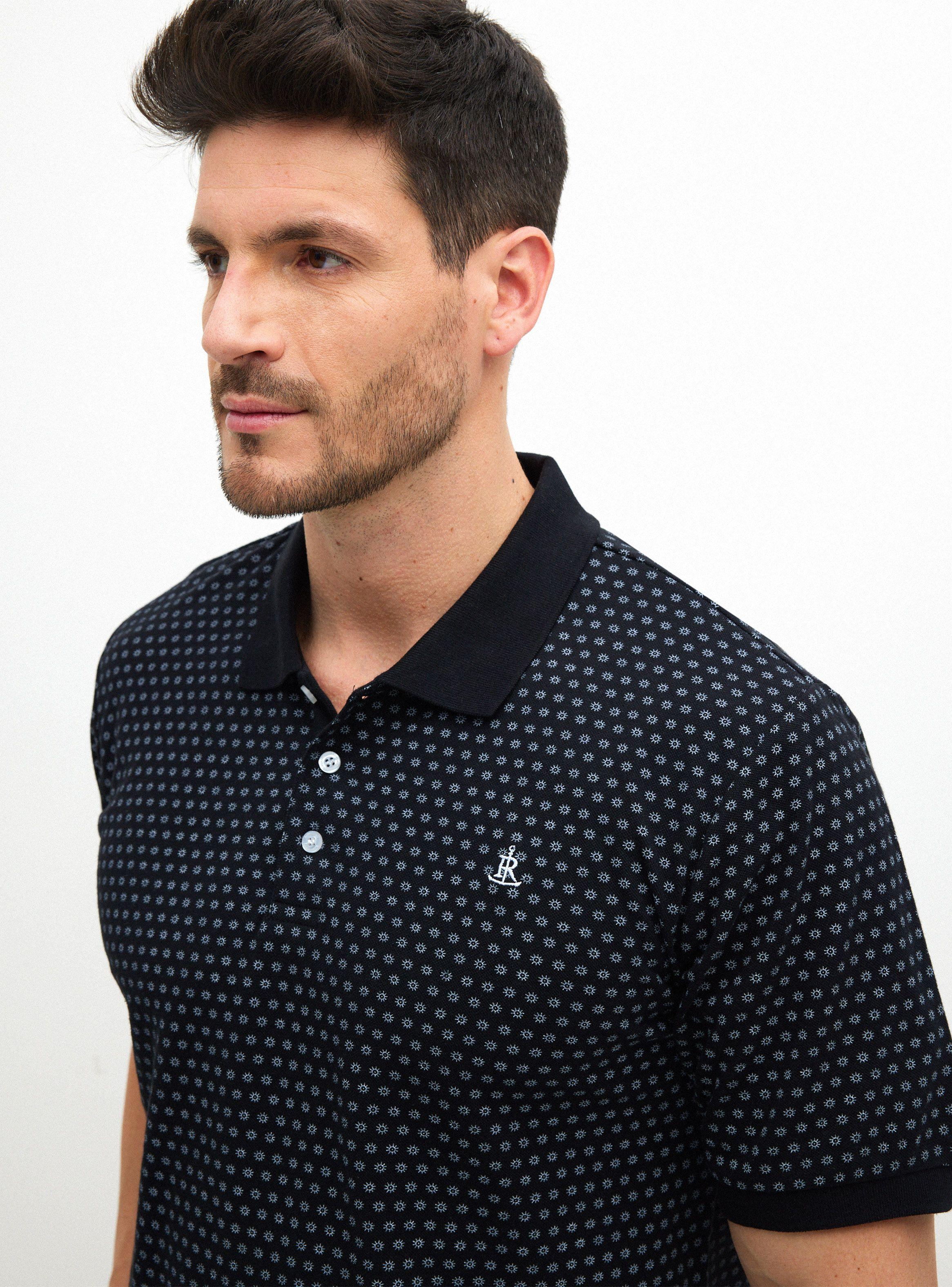 Polera Piqué Estampado Círculos-2