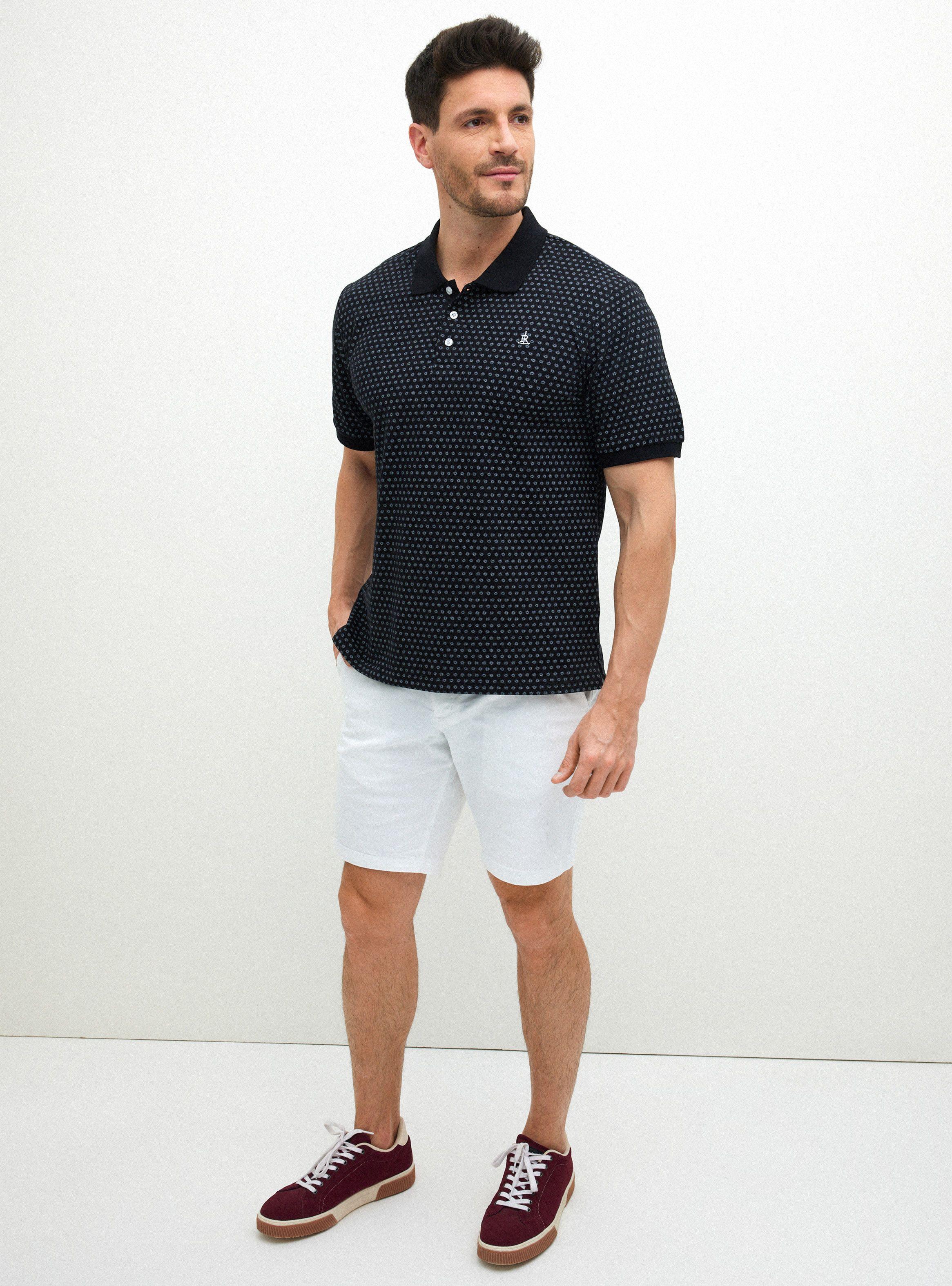 Polera Piqué Estampado Círculos-3