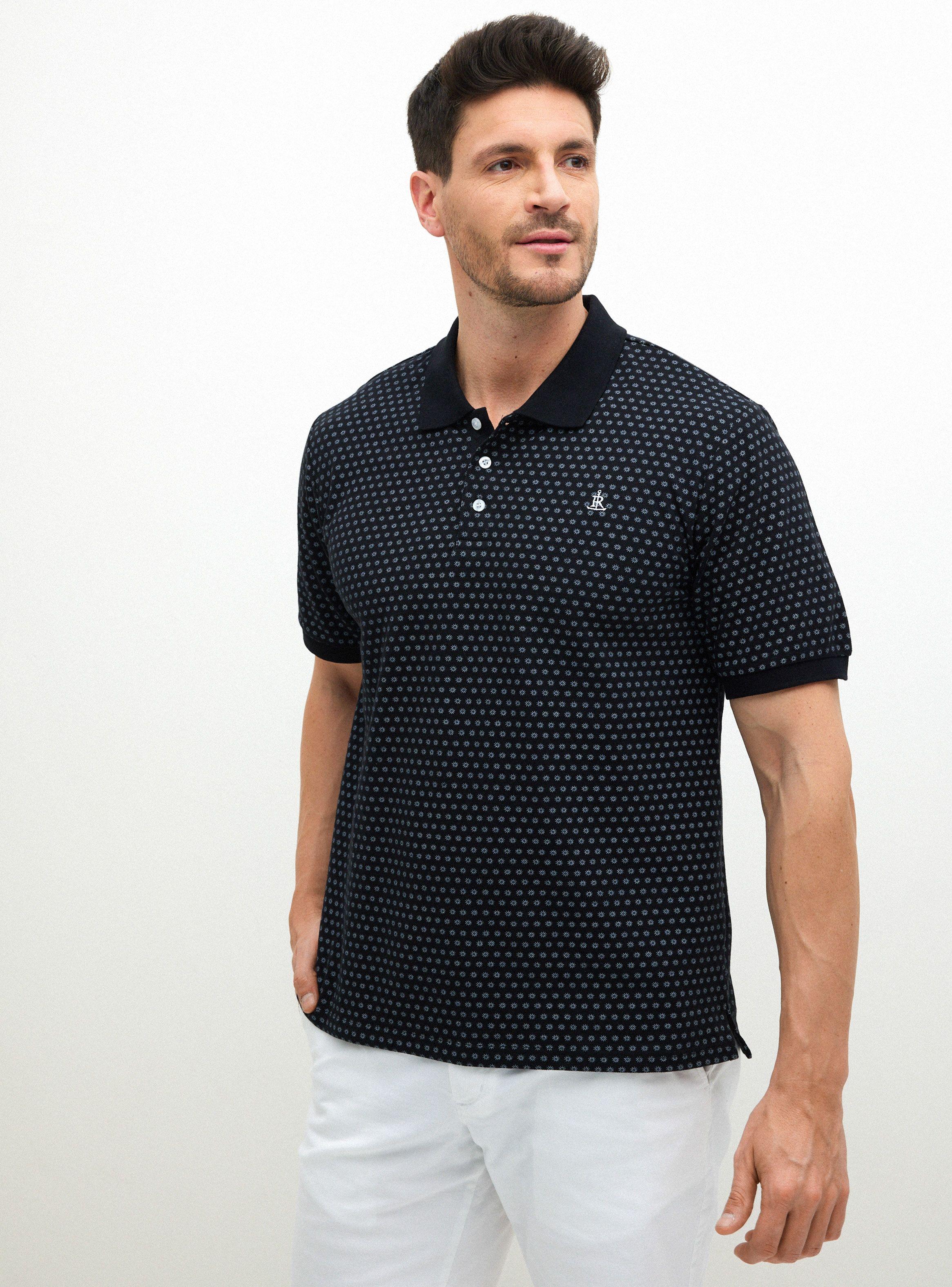 Polera Piqué Estampado Círculos-0