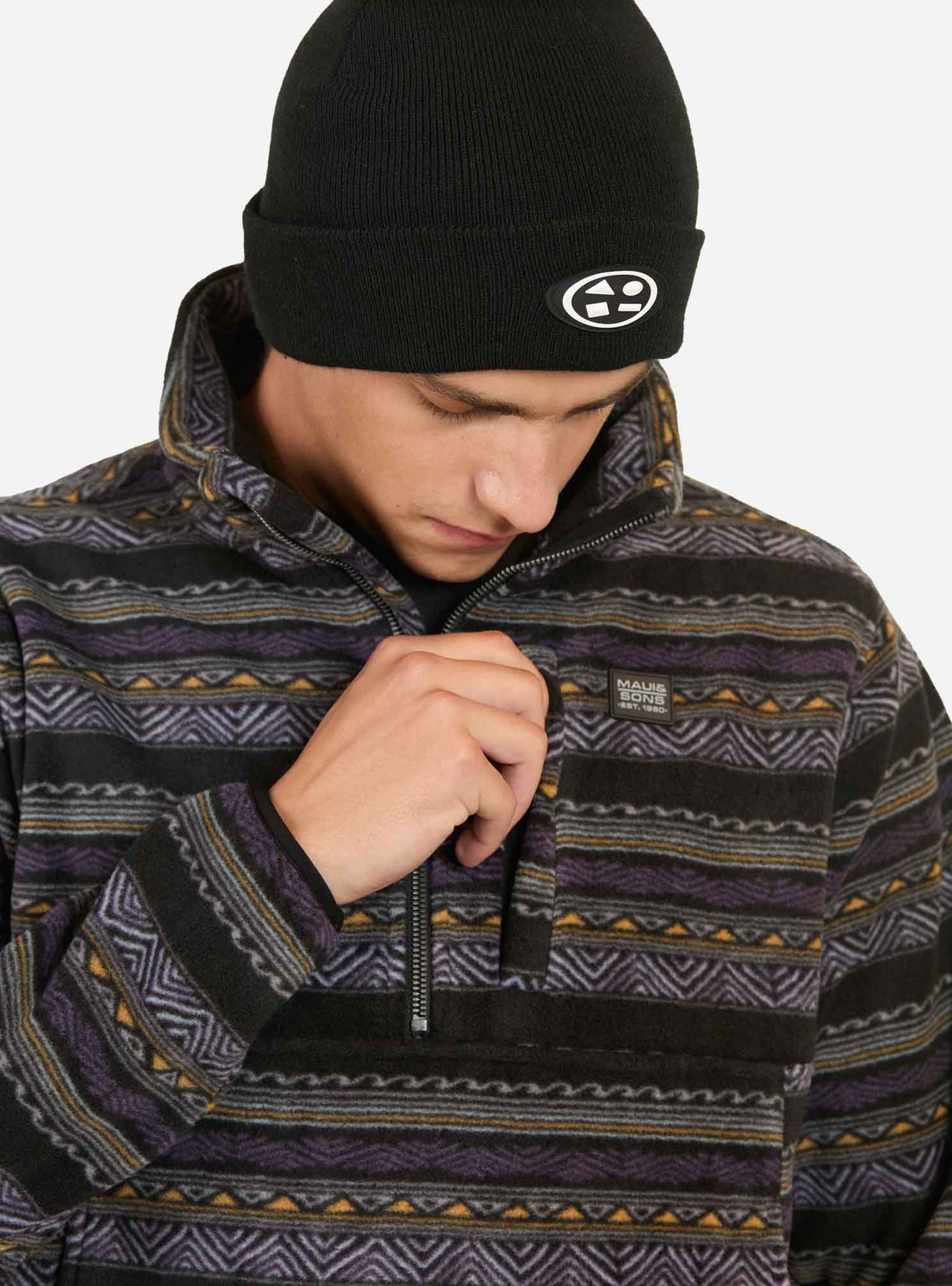 Polerón Full Print Étnico Bolsillo Canguro-2