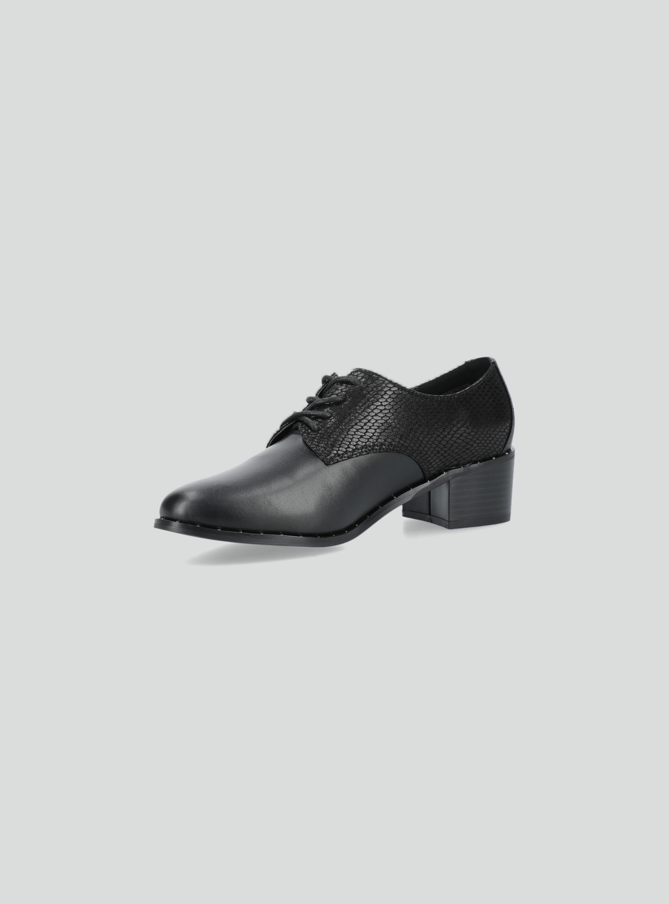 Zapato Casual Oxford Acordonado con Textura Mujer-2