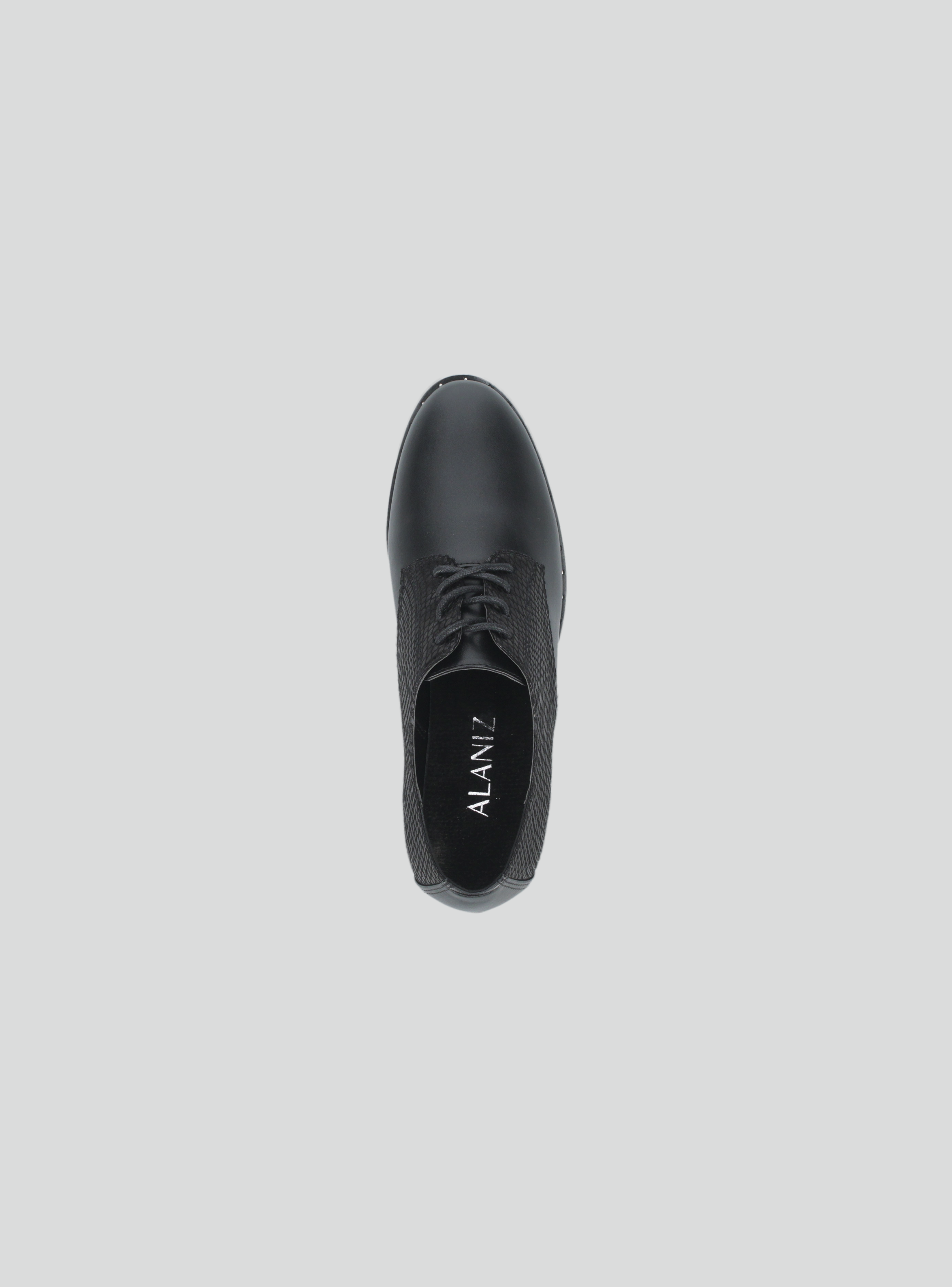 Zapato Casual Oxford Acordonado con Textura Mujer-3