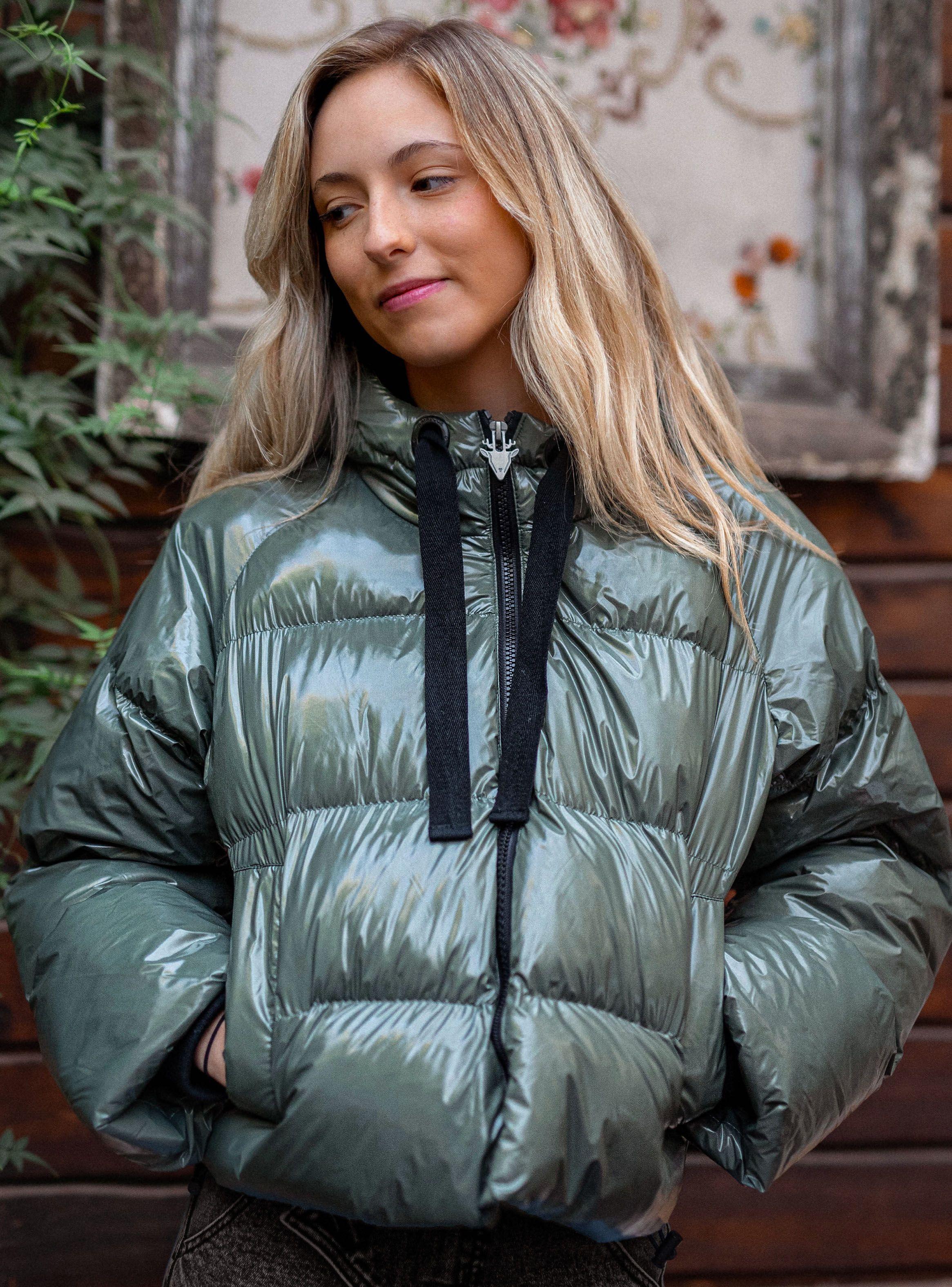 Parka Puffer Metalizada Blak-0