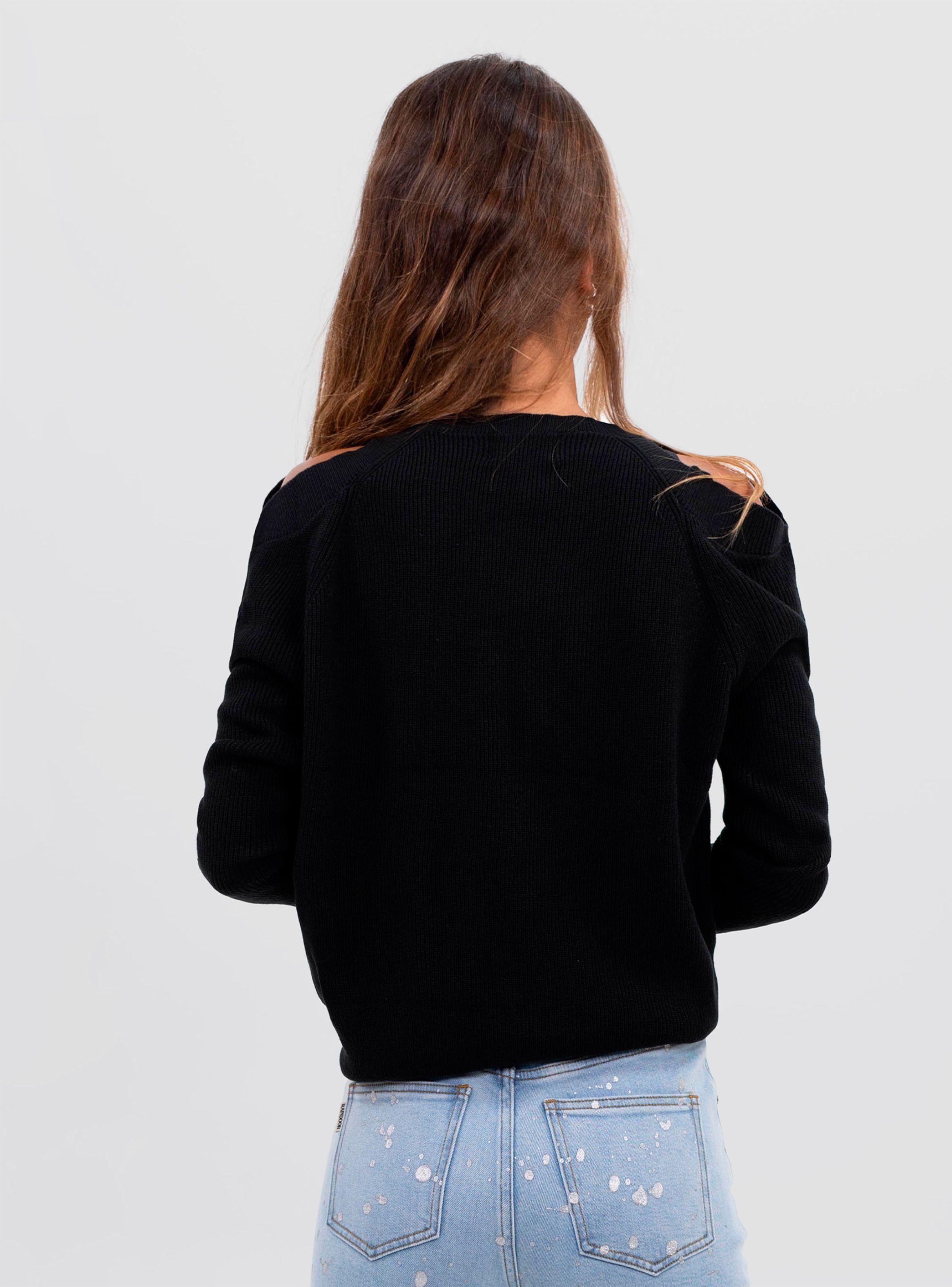 Sweater Sin Hombros Black-1