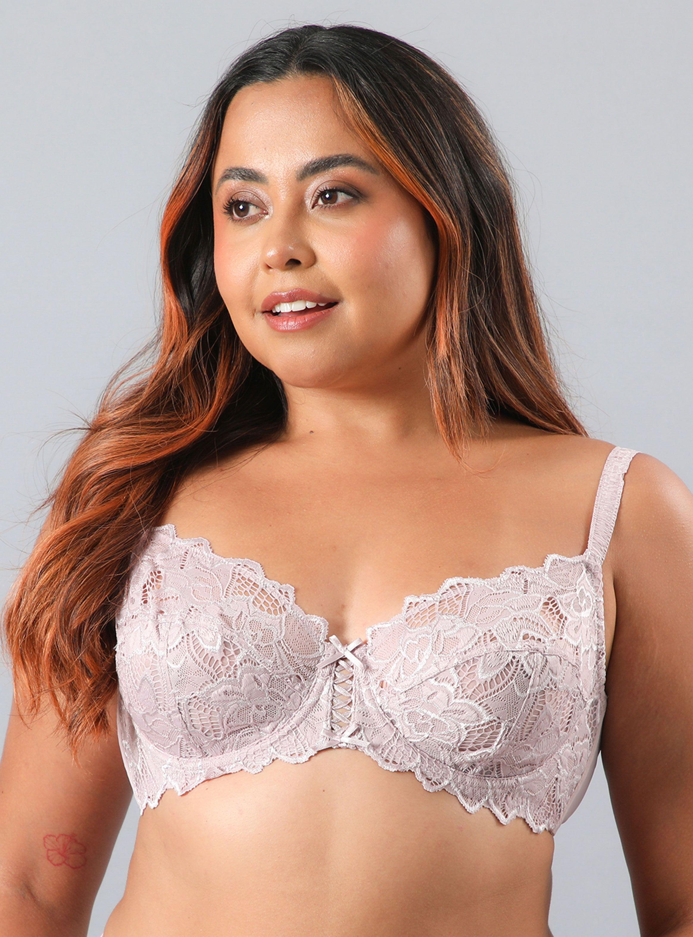 Sostén Encaje y Pasamanería Detalle en Centro-0