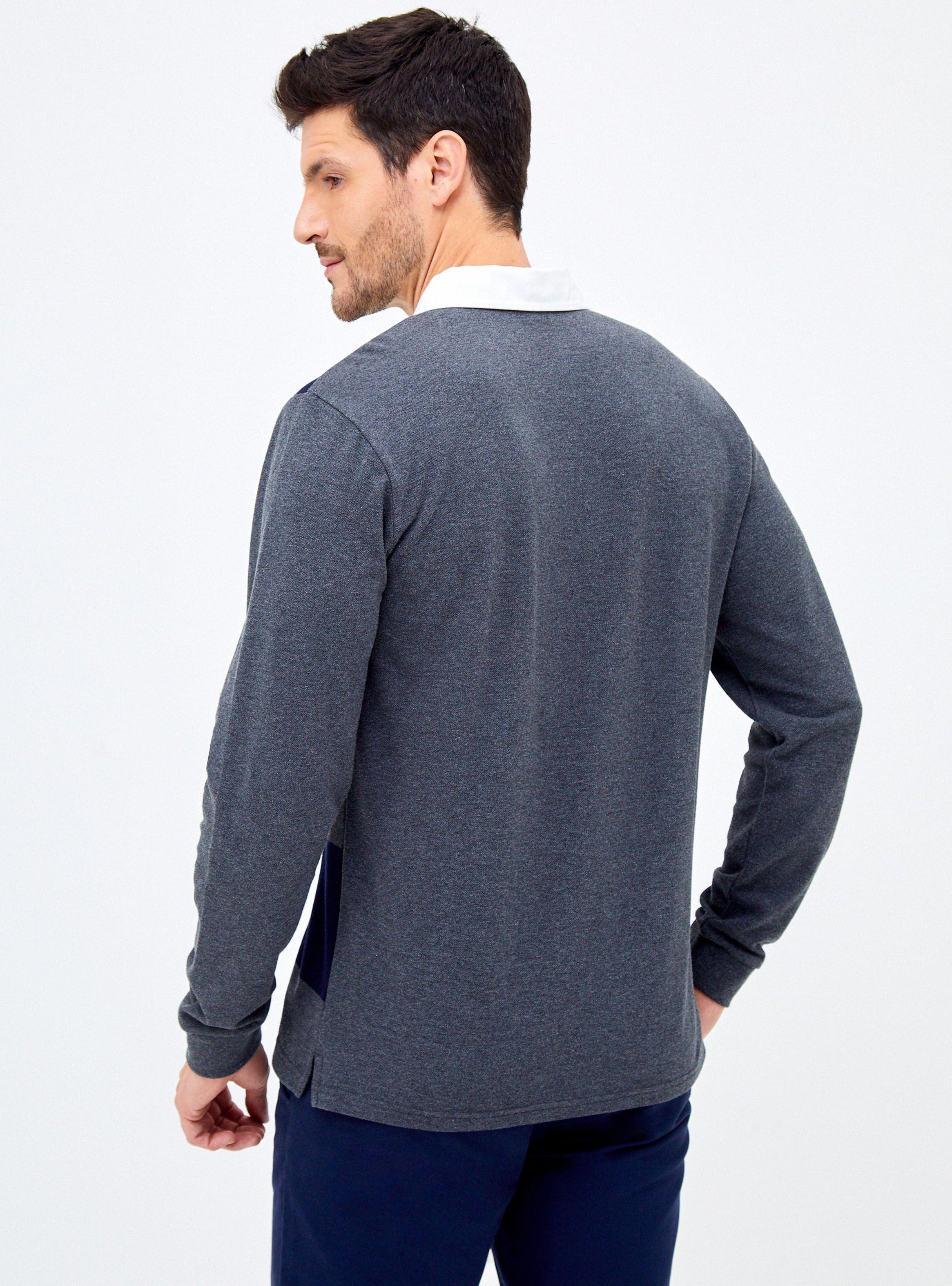 Polera Cuello Piqué Manga Larga-1