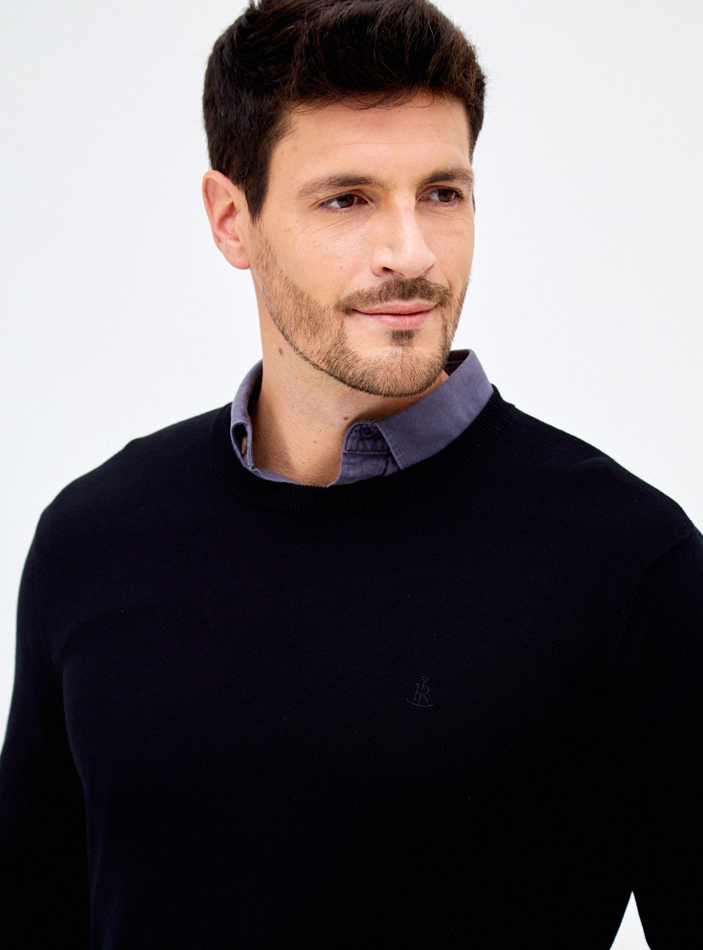 Sweater Cuello Redondo Tejido-2