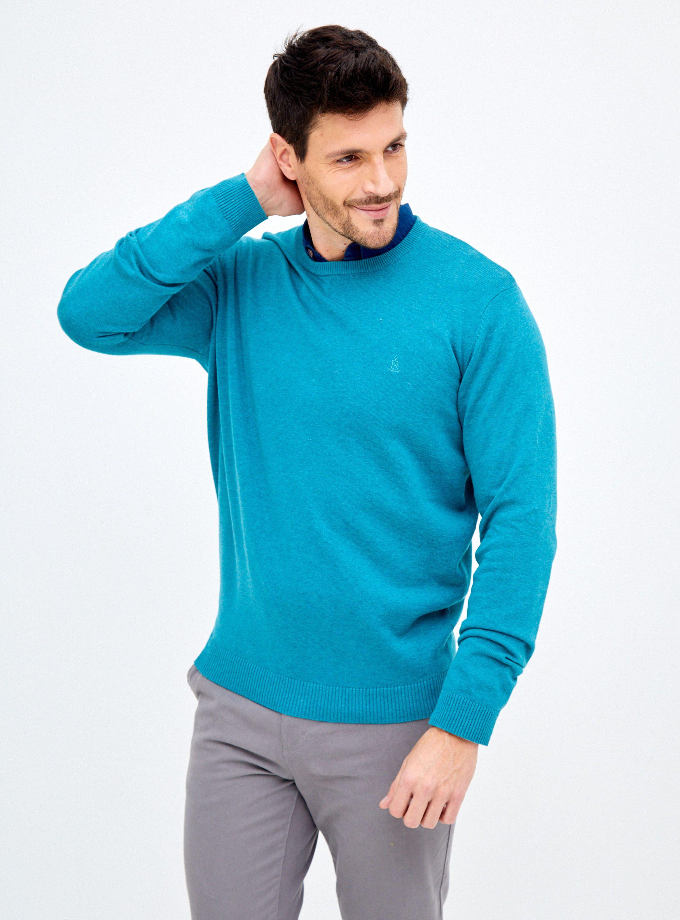 Sweater Cuello Redondo Tejido-0