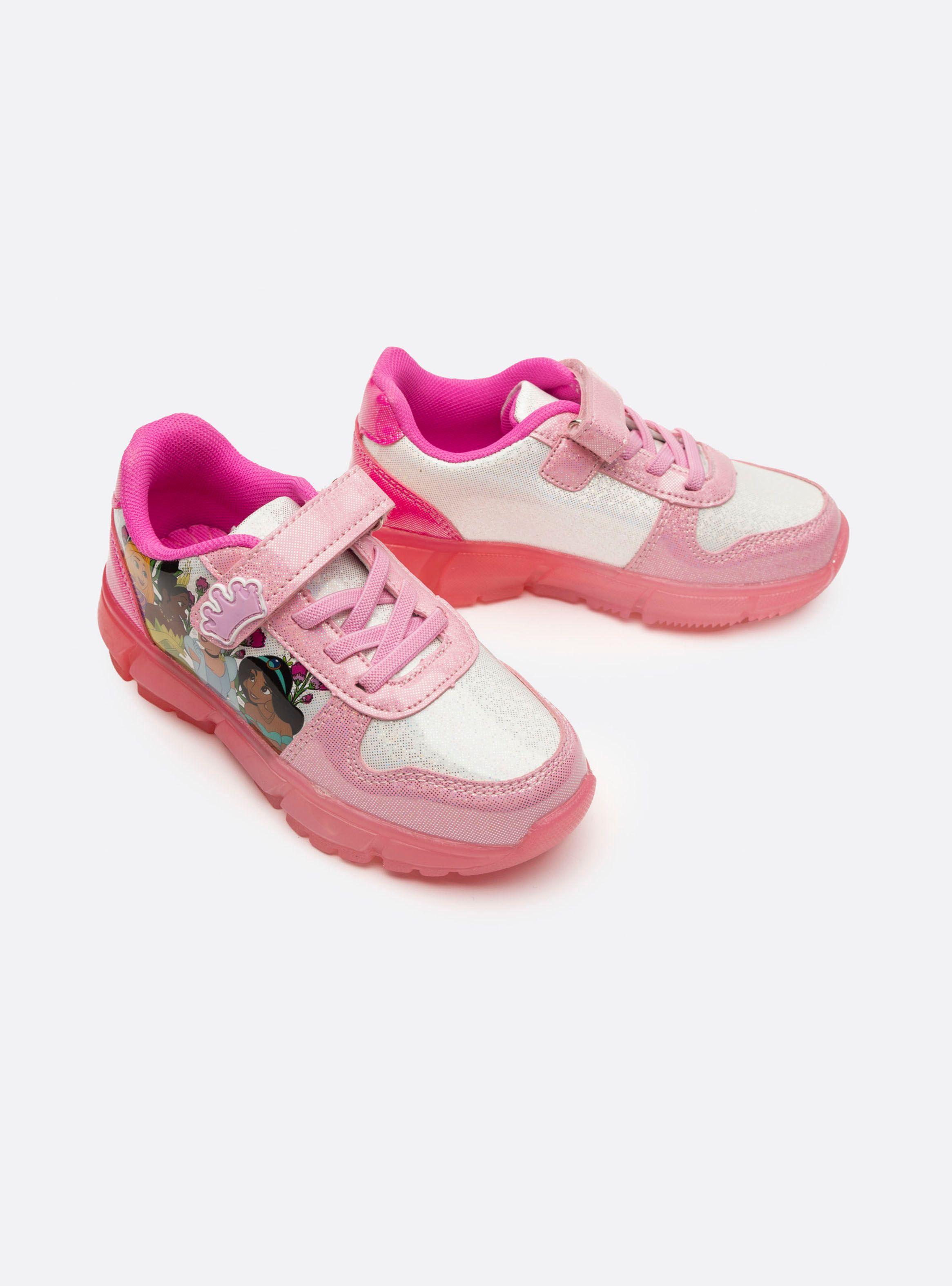 Zapatilla Urbana Personajes Princesas con Luces Niña-1