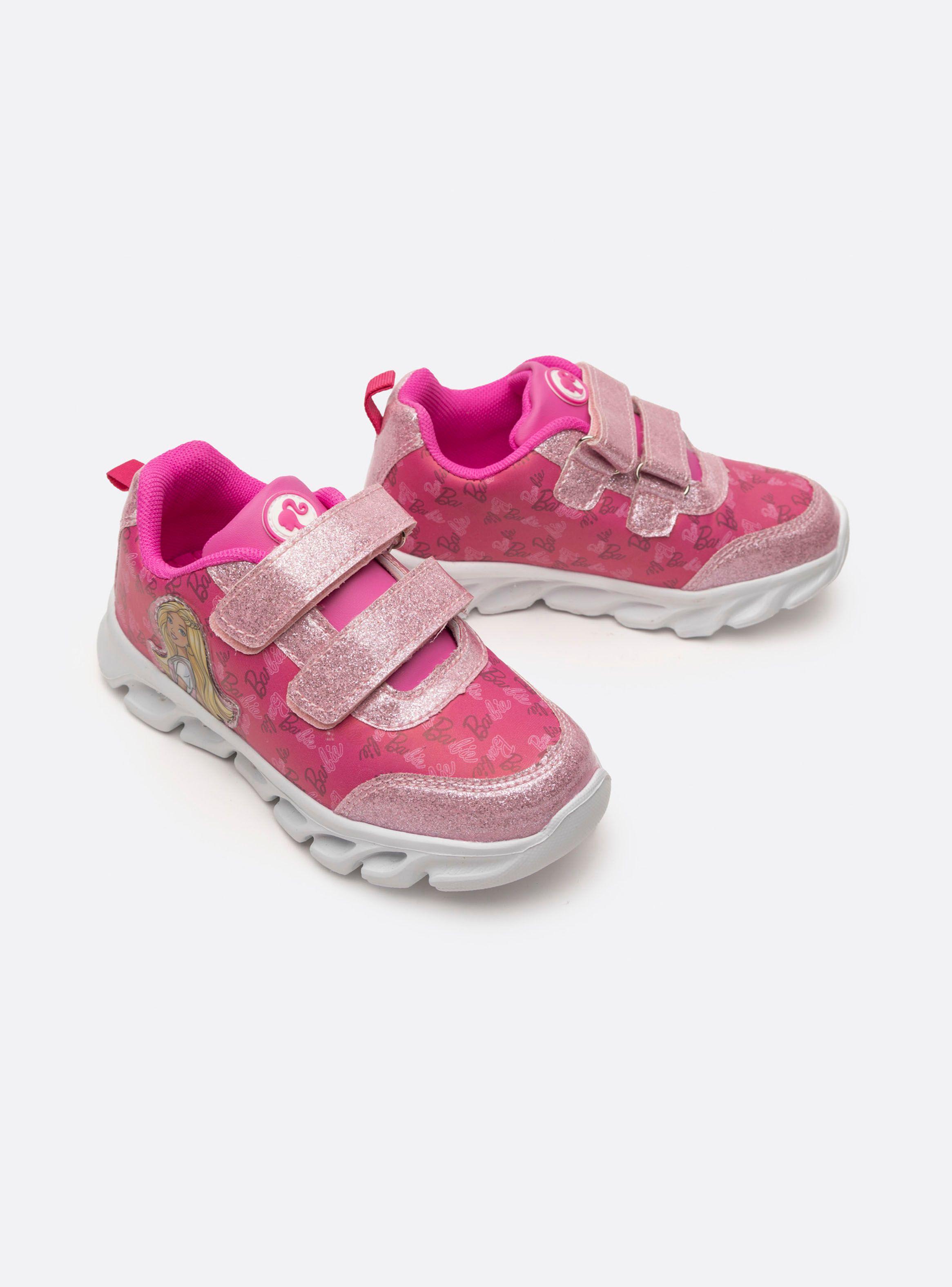 Zapatilla Urbana PrintCara Barbie con Luces Niña-1