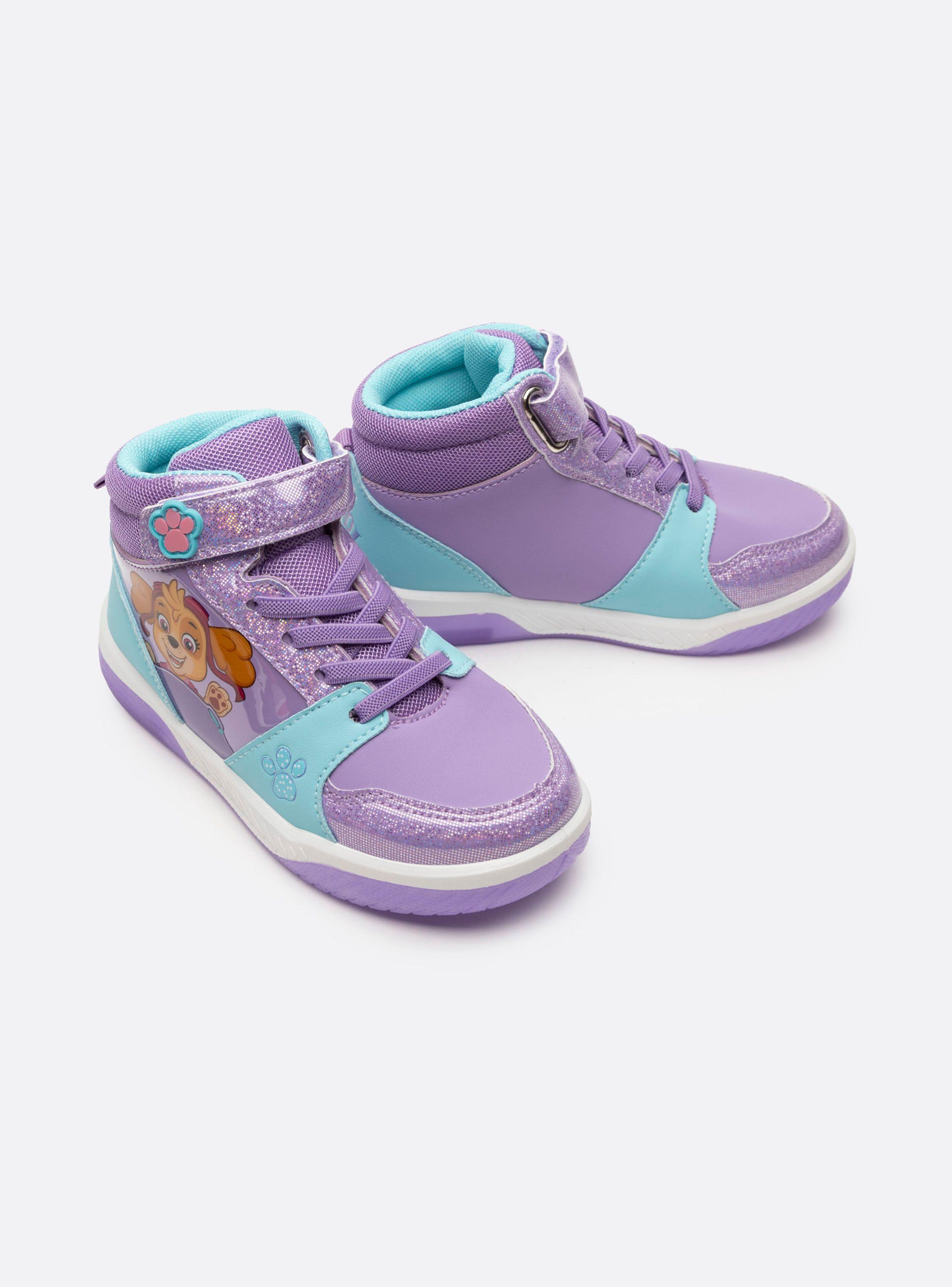 Zapatilla Urbana Caña y Velcro con Luces Niña-1