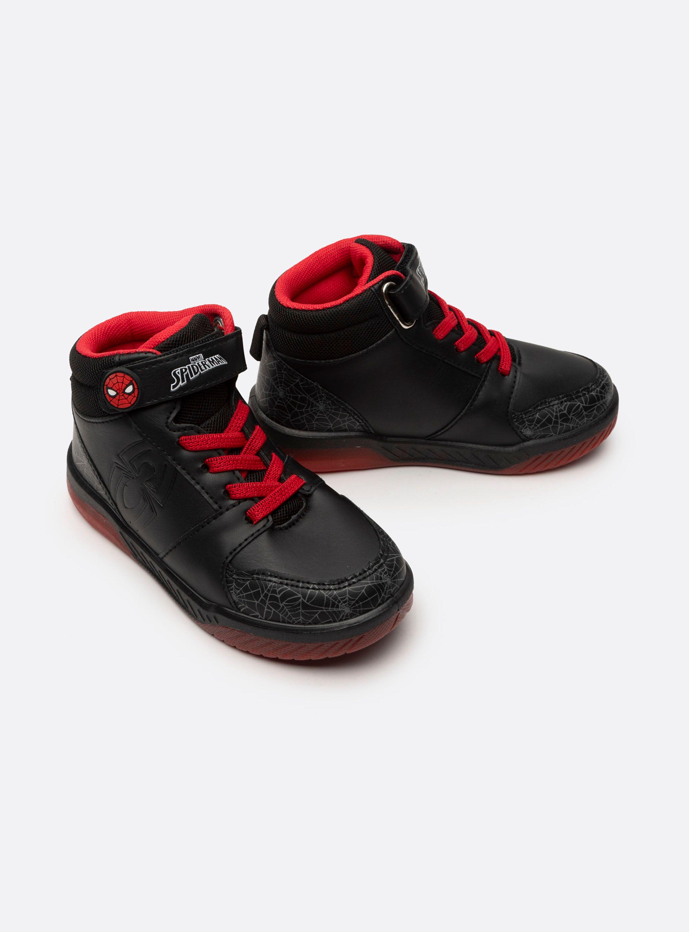 Zapatilla Urbana Hombre Araña con Luces Niño-1