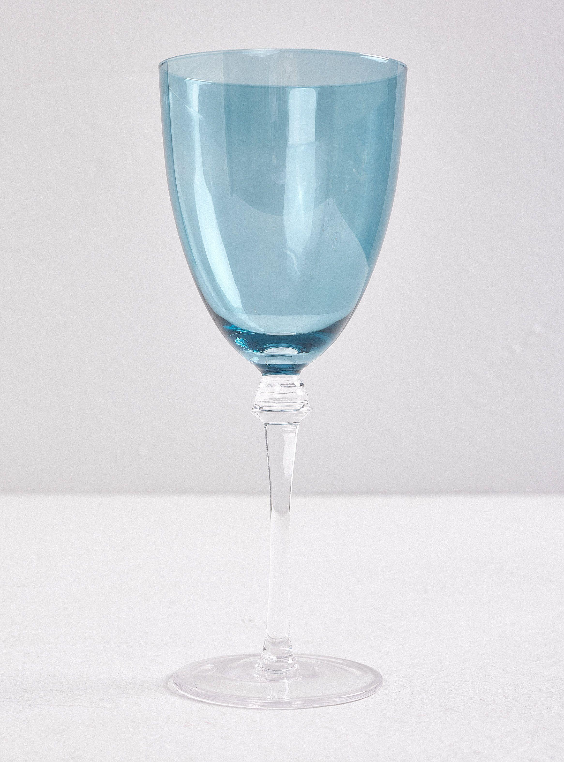 Set 4 Copas Tinto Azules-1