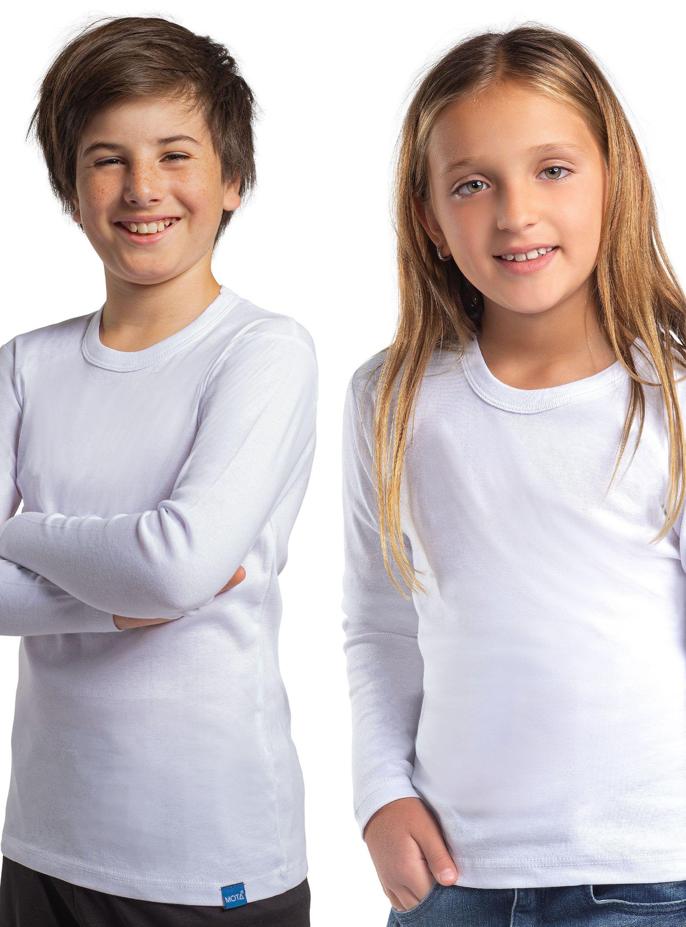 Pack 2 Camiseta Manga Larga Algodón Unisex-0