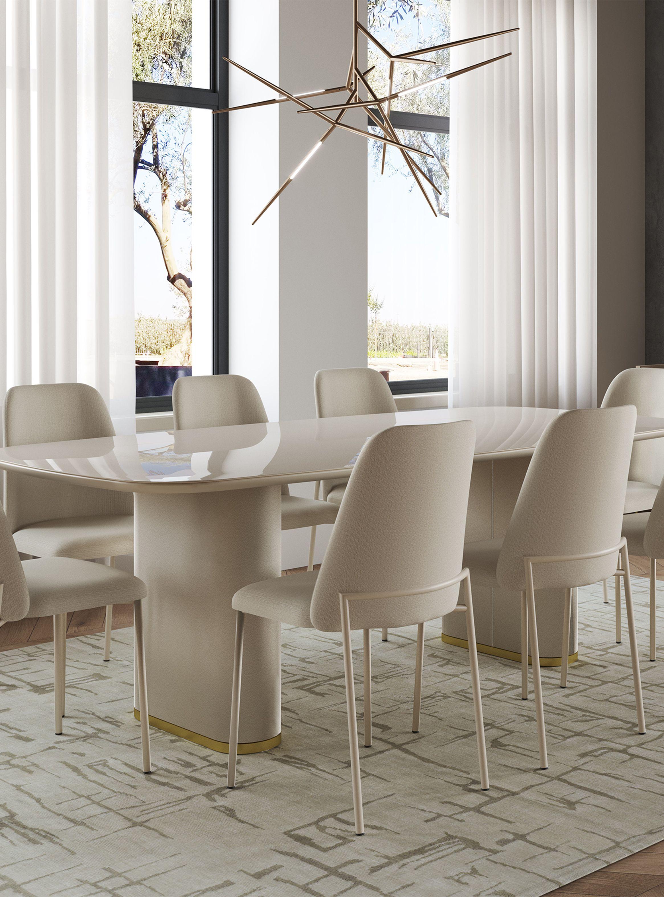 Juego Comedor Lintz 220 + 8 Sillas Lucille-0