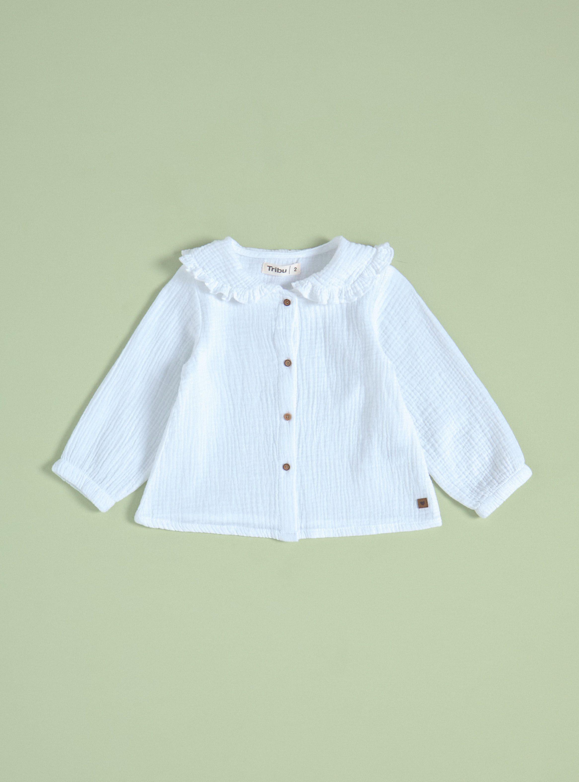 Blusa Muselina Cuello Payaso-0